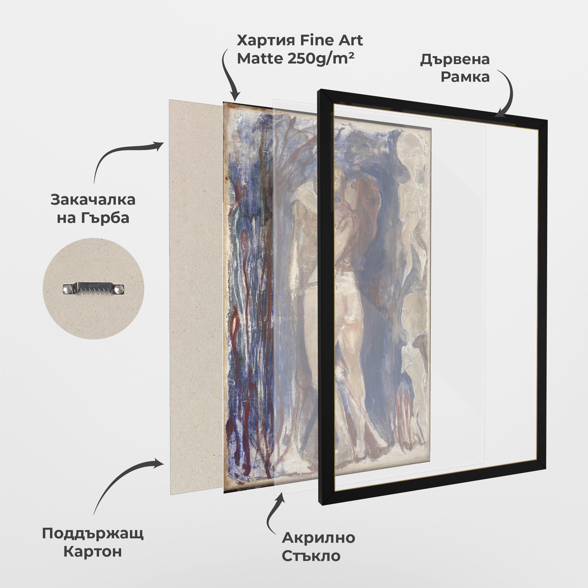 Рамкиран постер Death And Life mockup 1