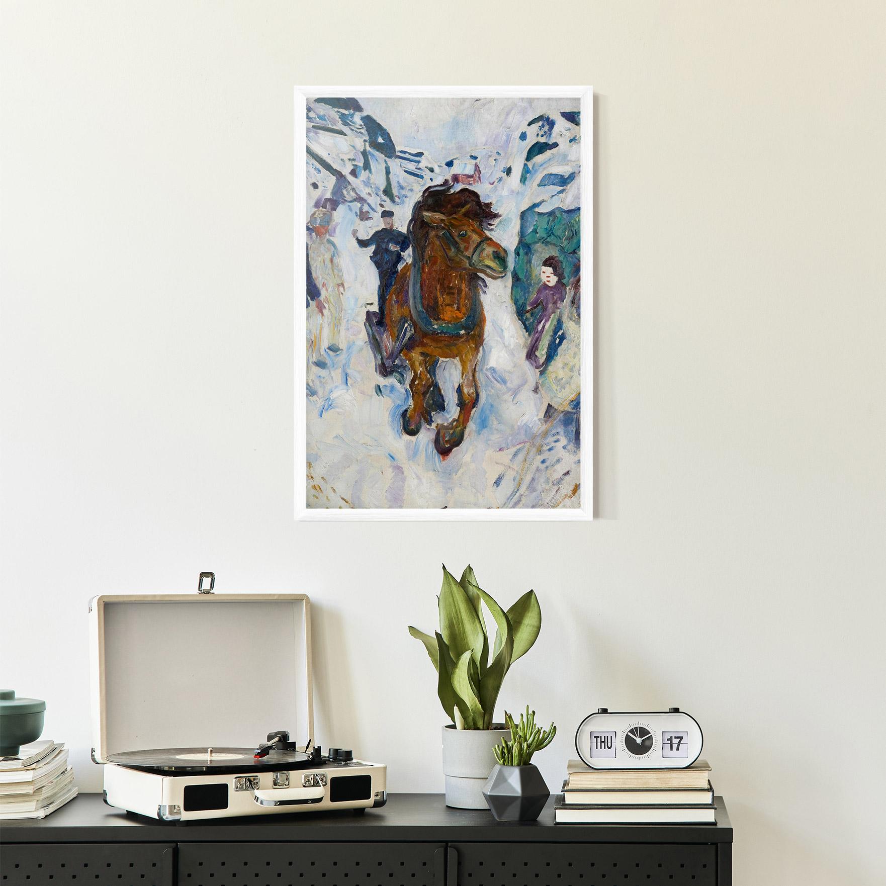 Рамкиран постер Galloping Horse mockup 2