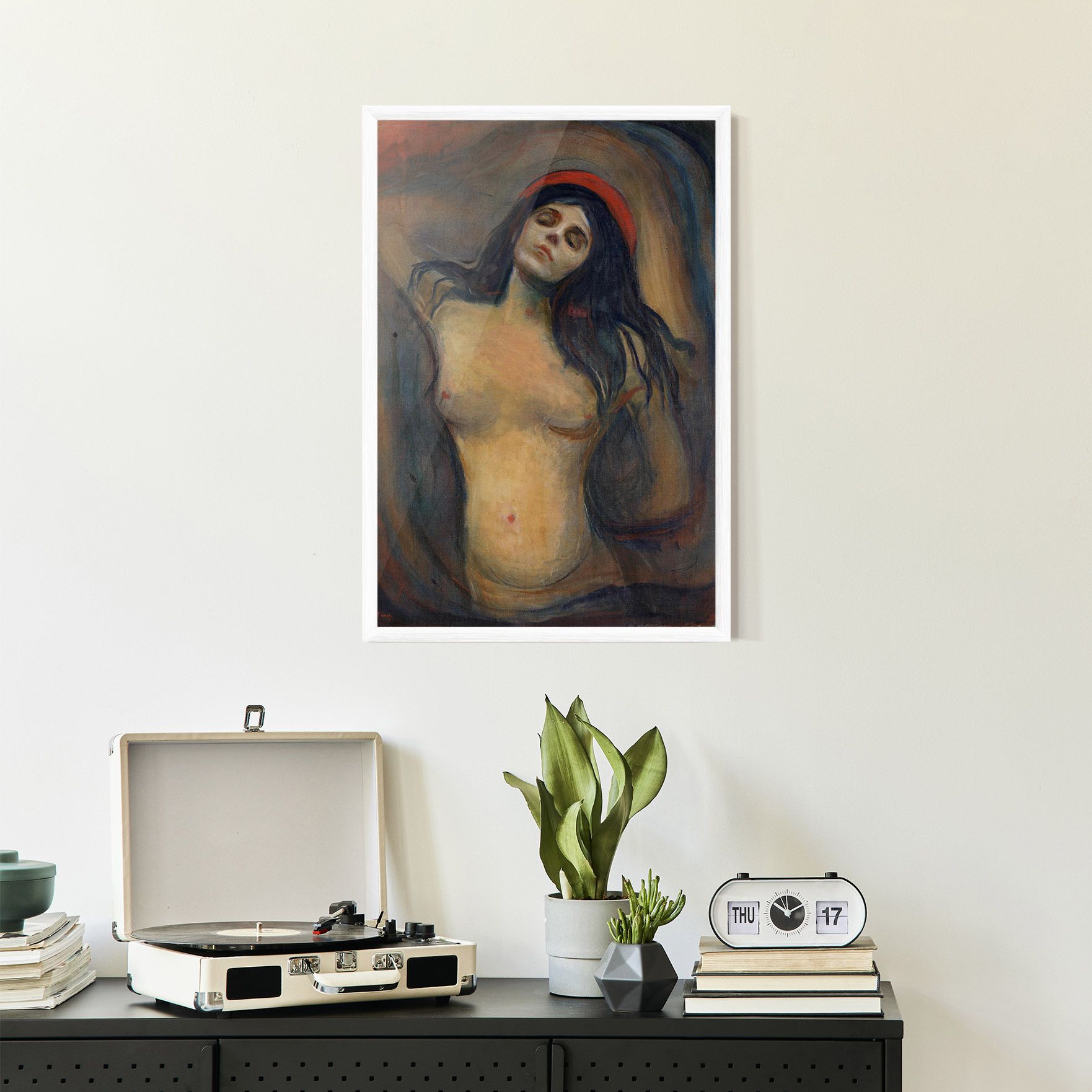 Madonna Oil Painting mockup 2