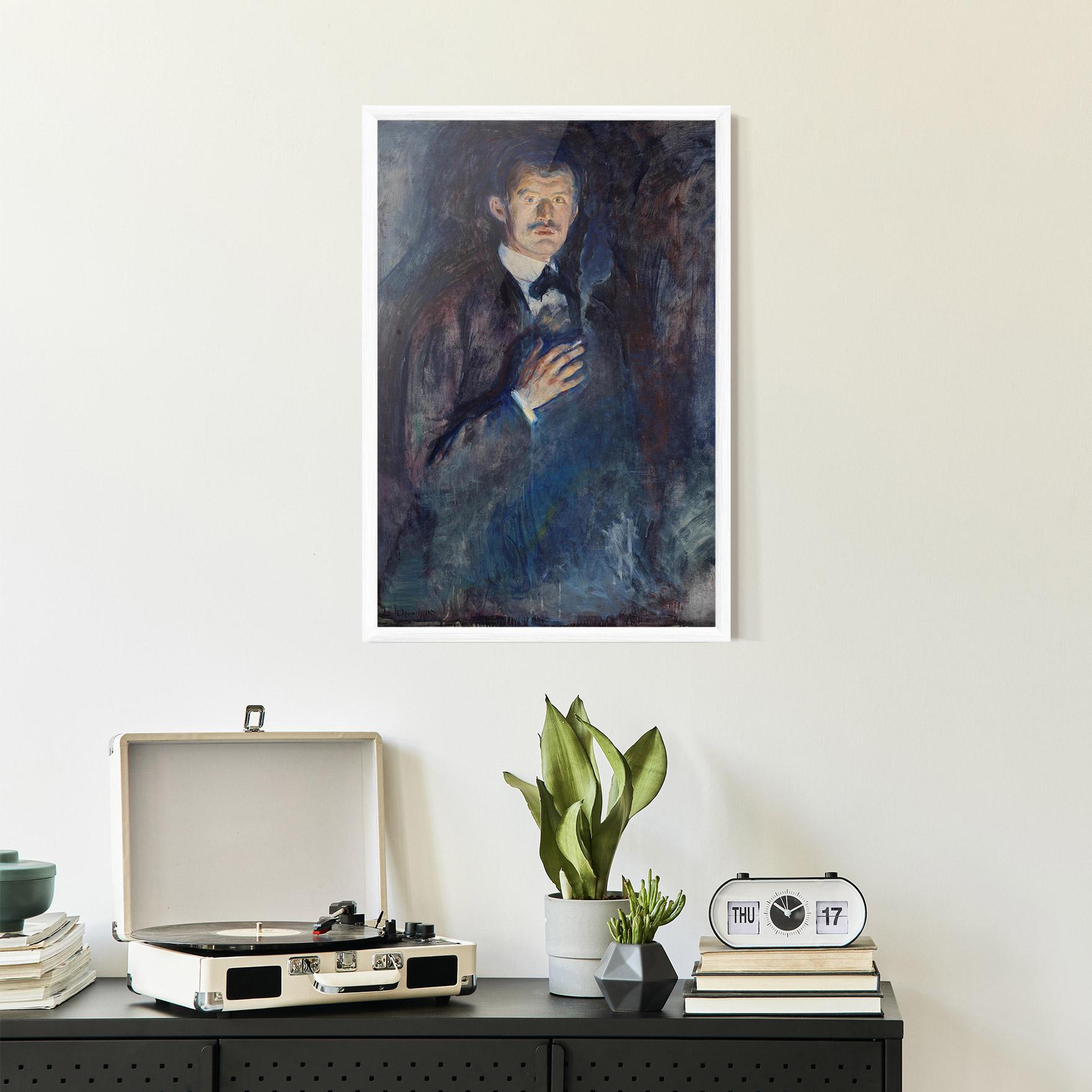 Рамкиран постер Self Burning Cigarette mockup 2