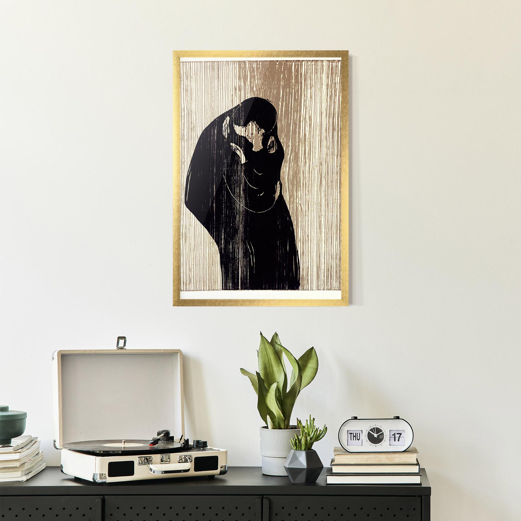 Рамкиран постер Kiss mockup 2