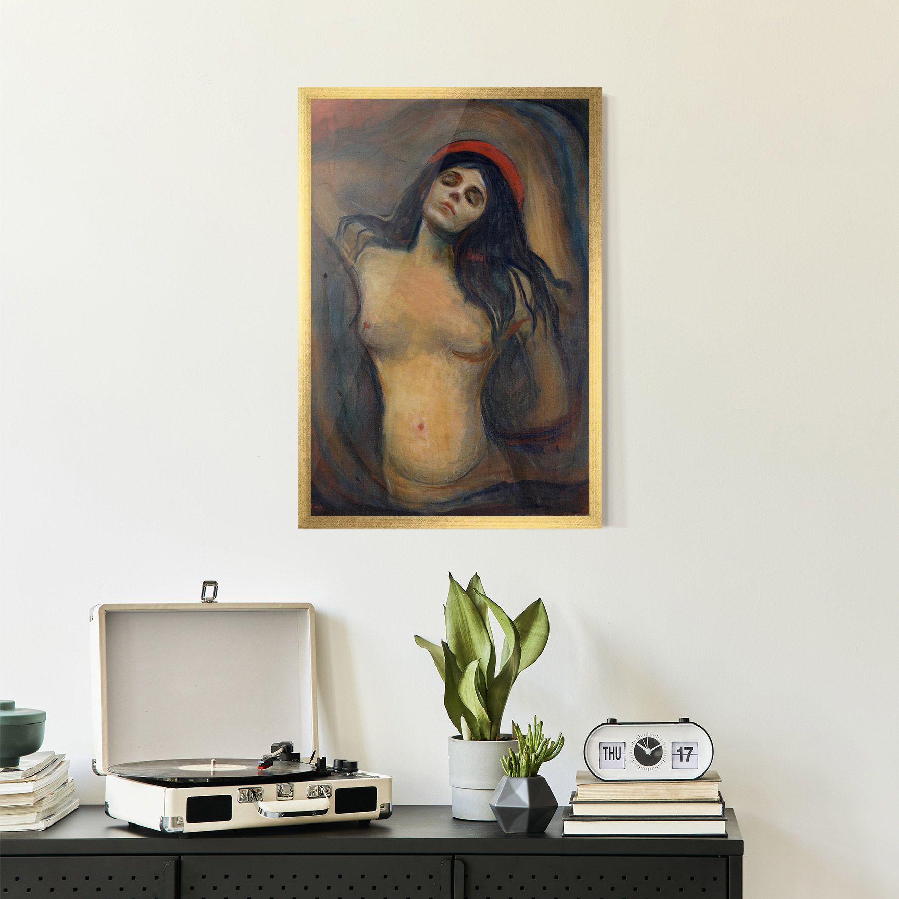 Madonna Oil Painting mockup 2