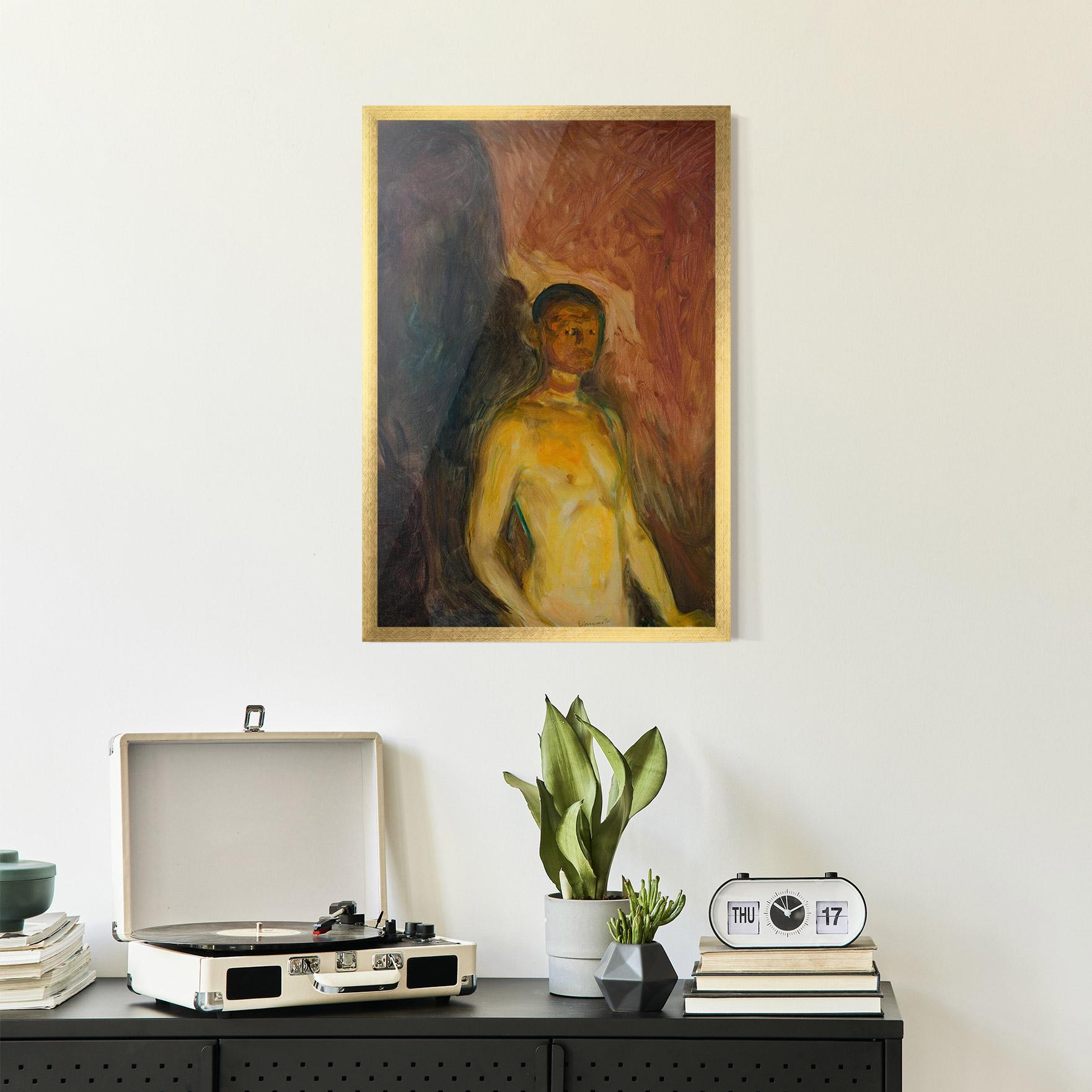 Рамкиран постер Self Portrait Hell mockup 2