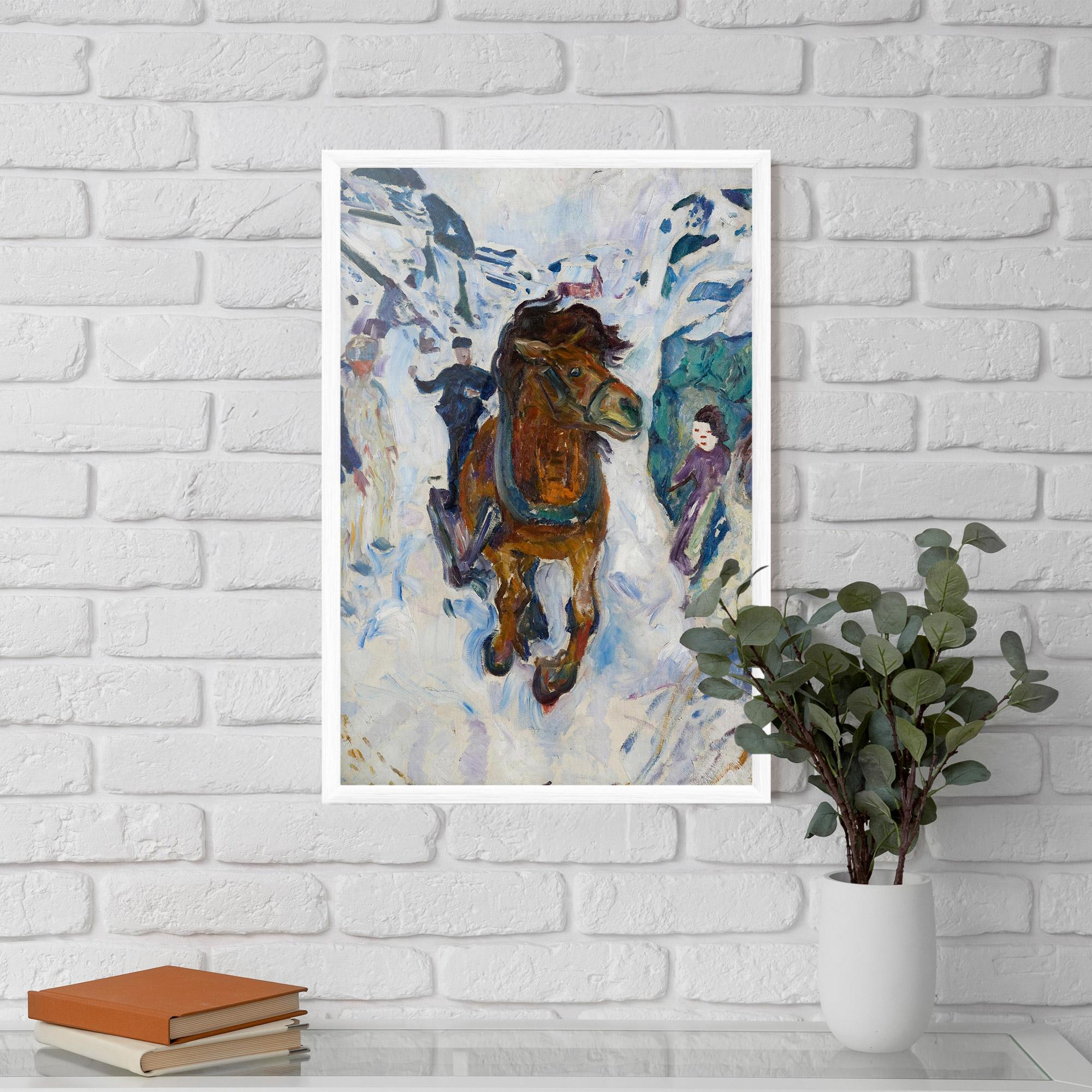 Рамкиран постер Galloping Horse mockup 5