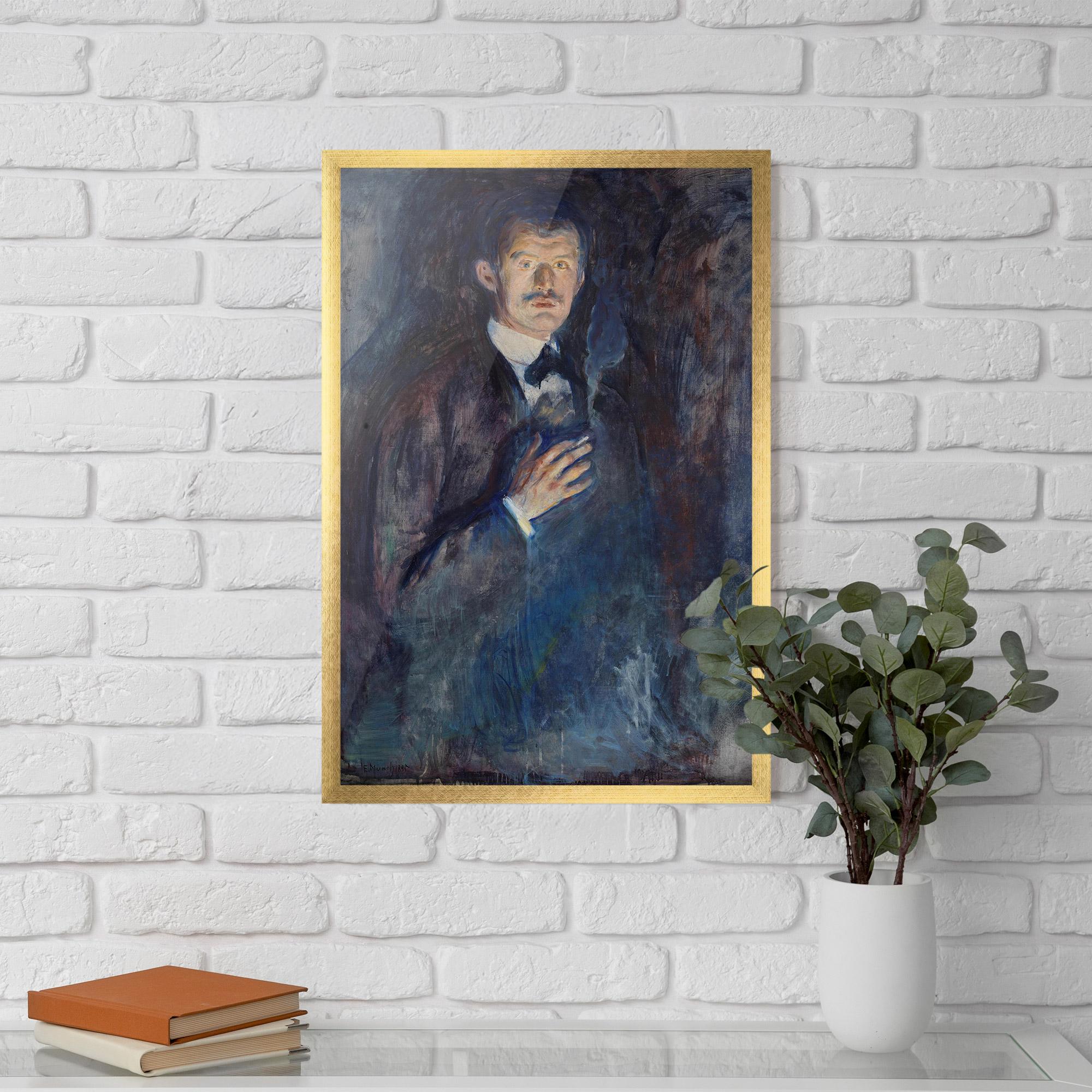 Рамкиран постер Self Burning Cigarette mockup 5