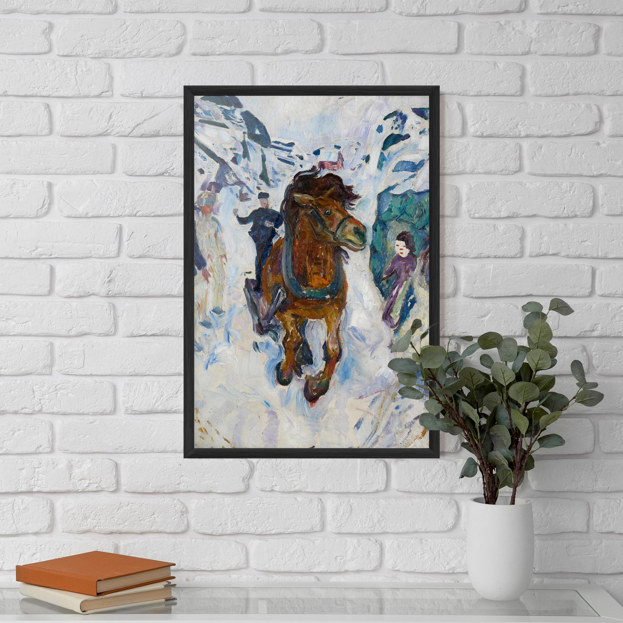 Рамкиран постер Galloping Horse mockup 5