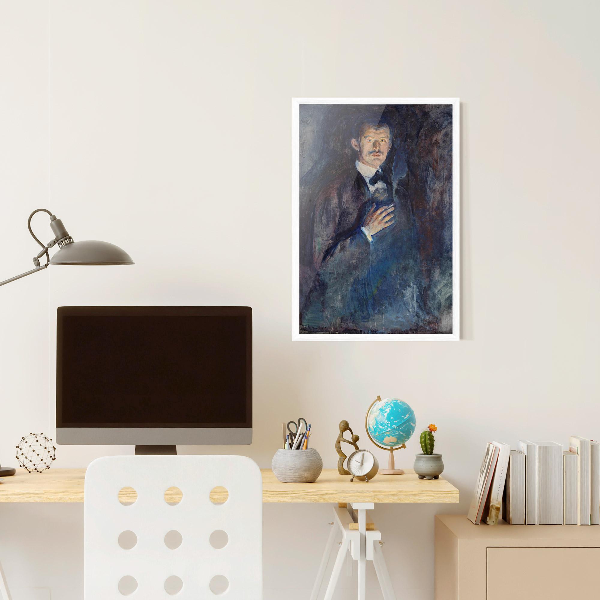 Рамкиран постер Self Burning Cigarette mockup 6