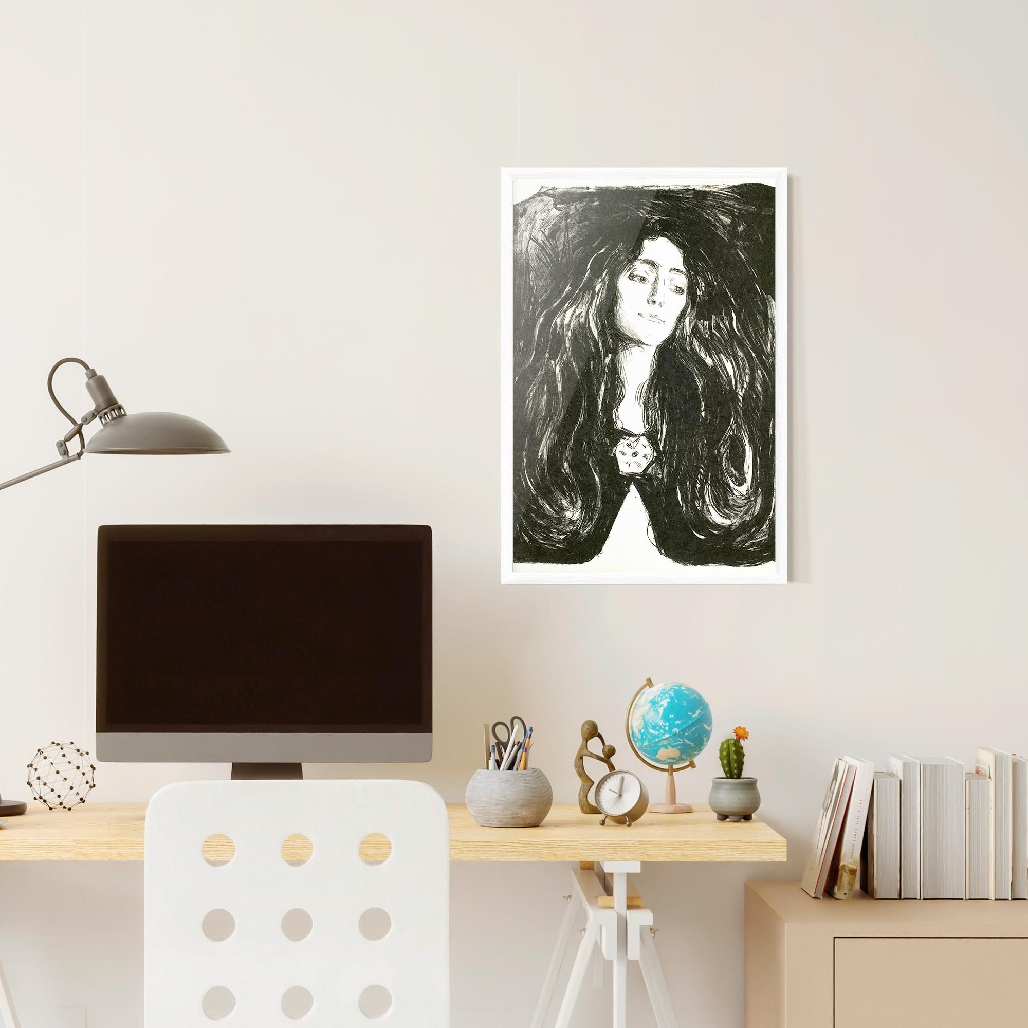 Рамкиран постер The Brooch Eva Mudocci mockup 6