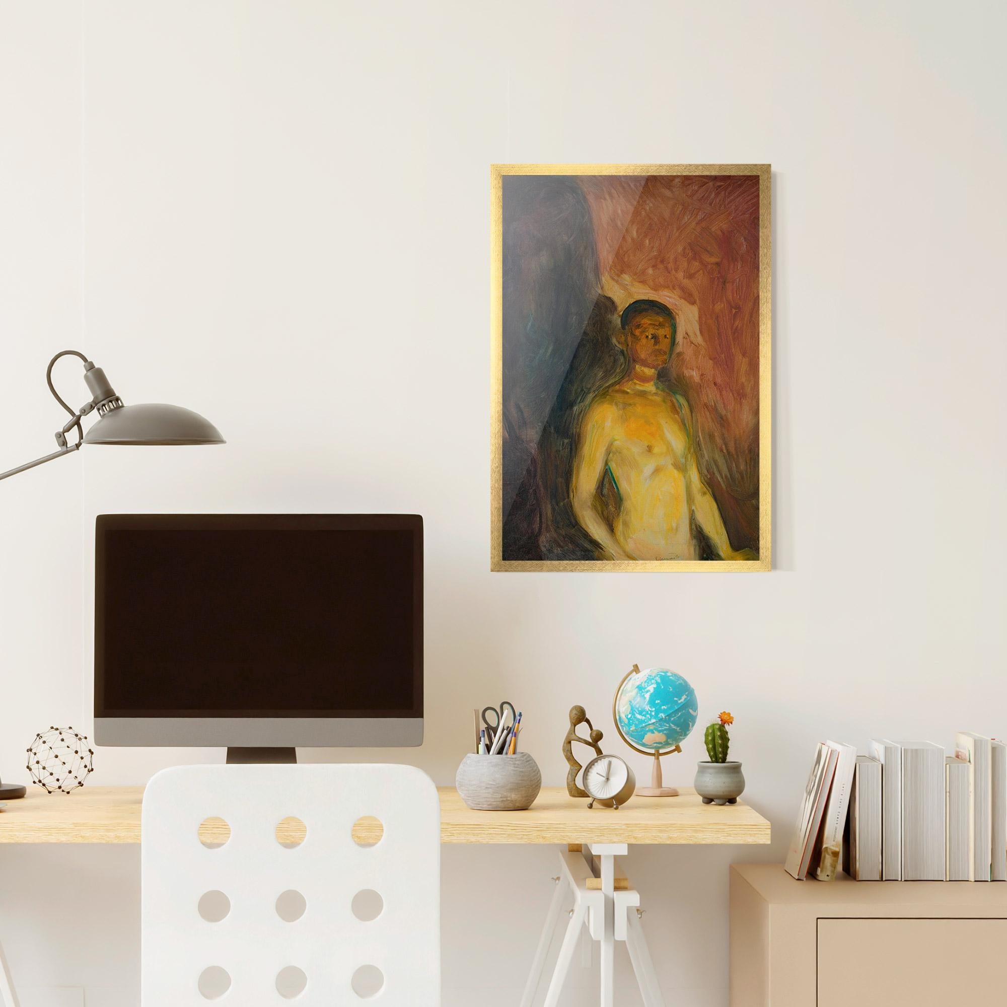 Рамкиран постер Self Portrait Hell mockup 6