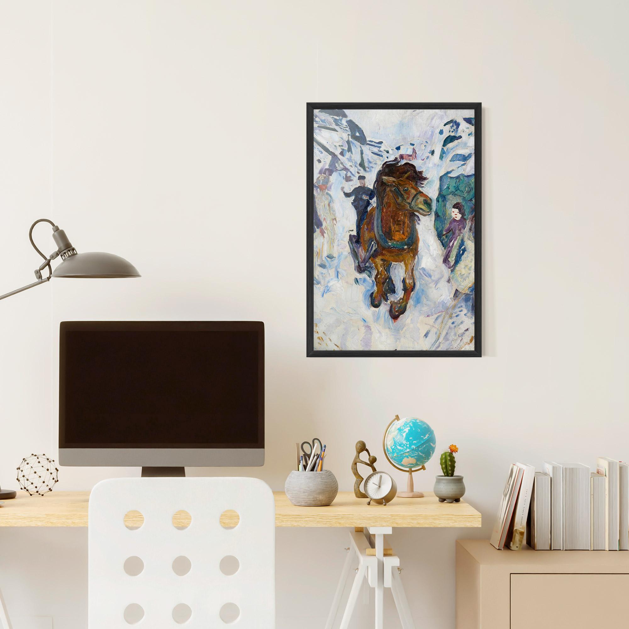 Рамкиран постер Galloping Horse mockup 6