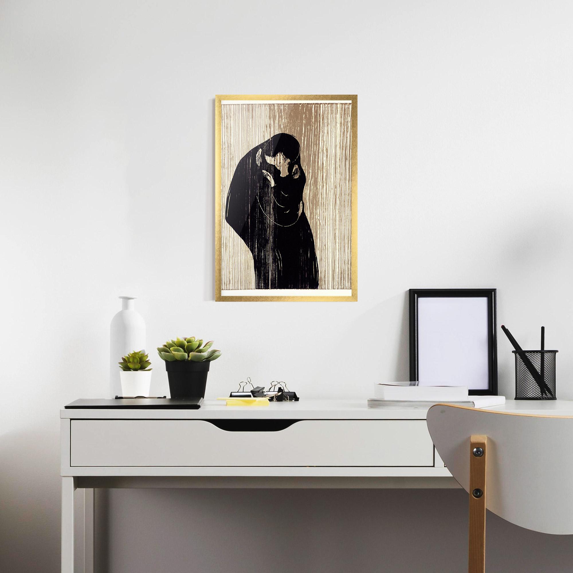 Рамкиран постер Kiss mockup 7