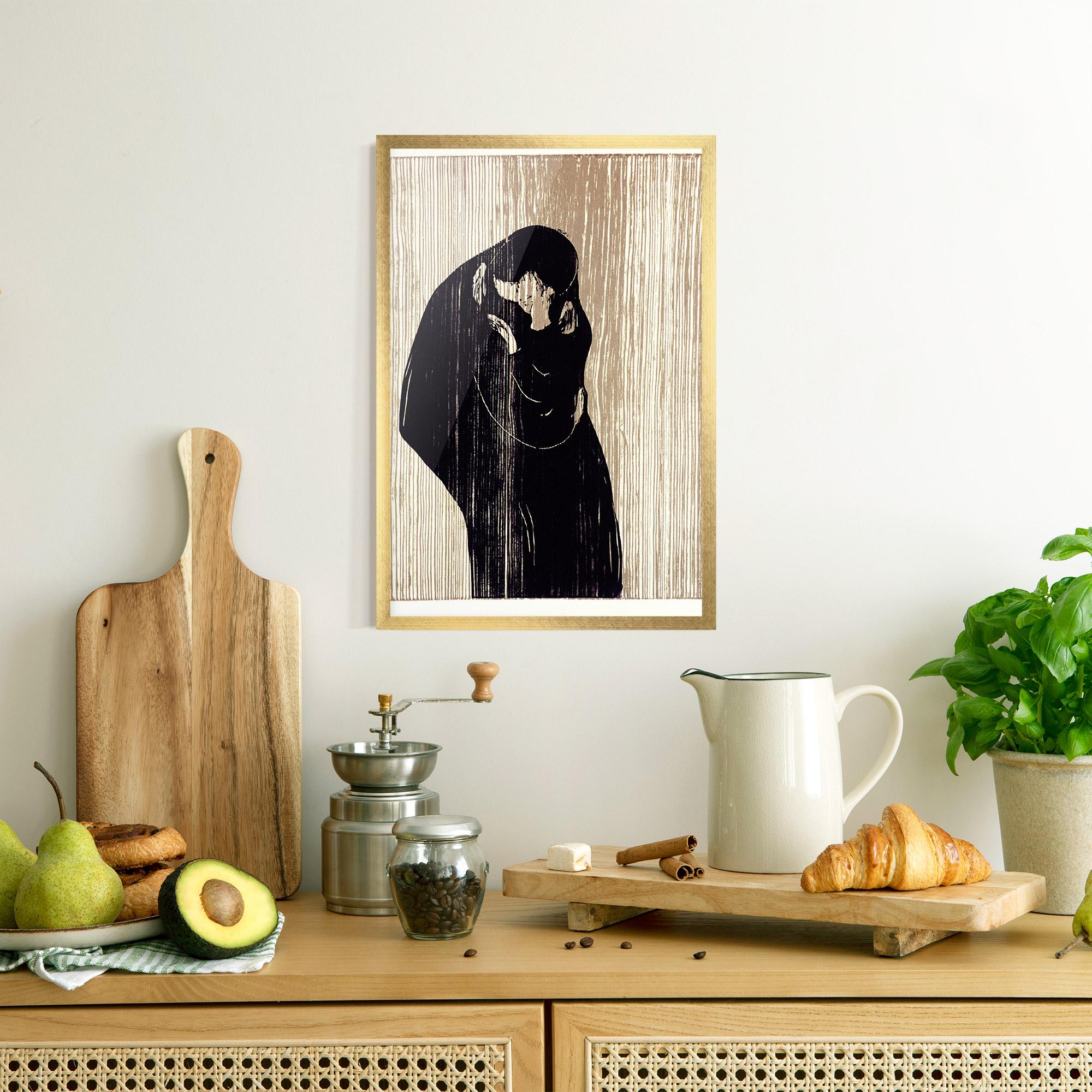 Рамкиран постер Kiss mockup 8