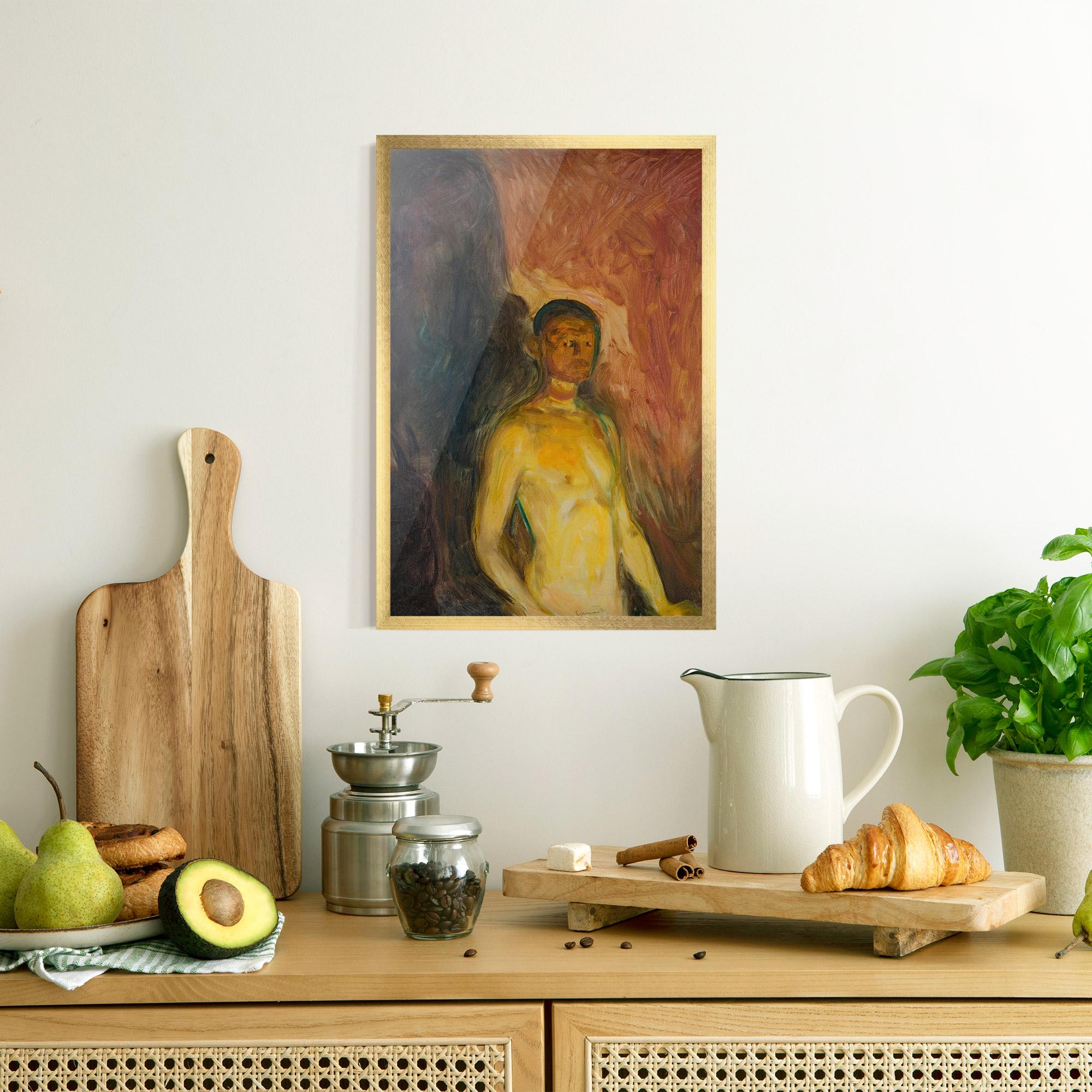 Рамкиран постер Self Portrait Hell mockup 8