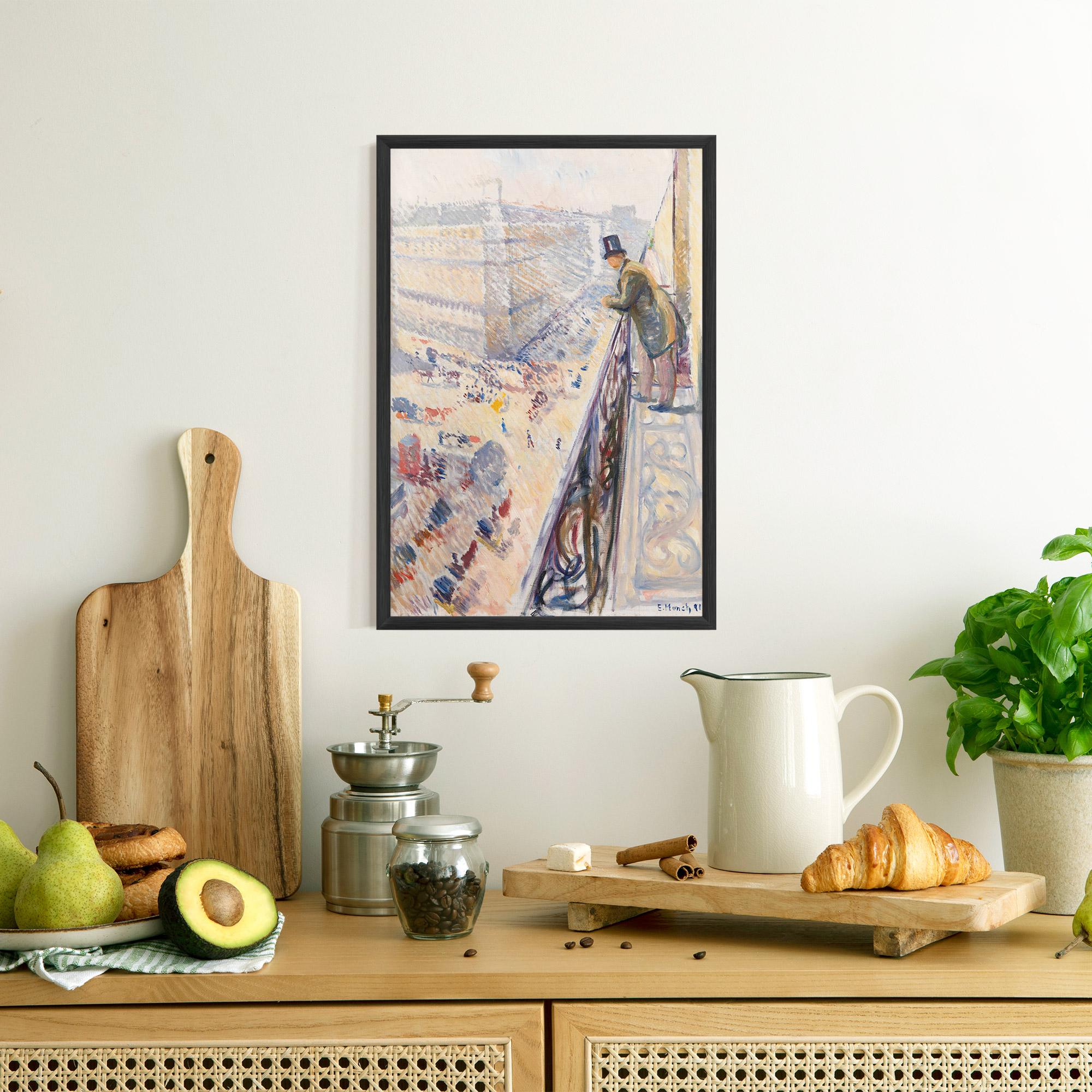 Рамкиран постер Rue Lafayette mockup 8