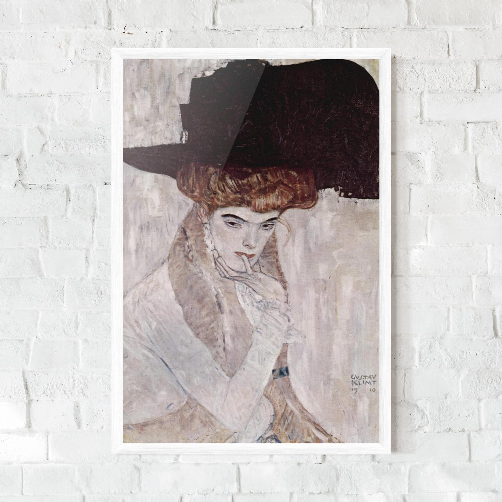 Рамкиран постер Klimt Woman mockup 0