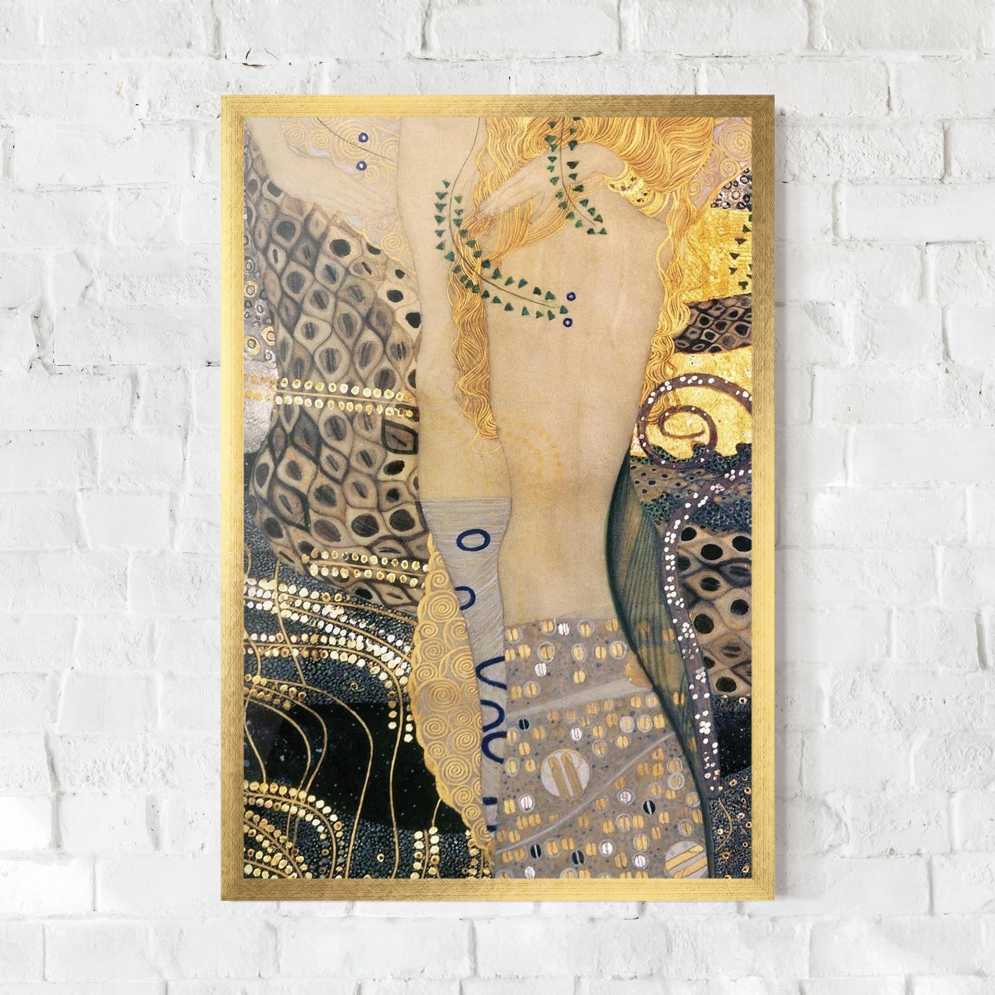Рамкиран постер Gustav Klimt Paint mockup 0