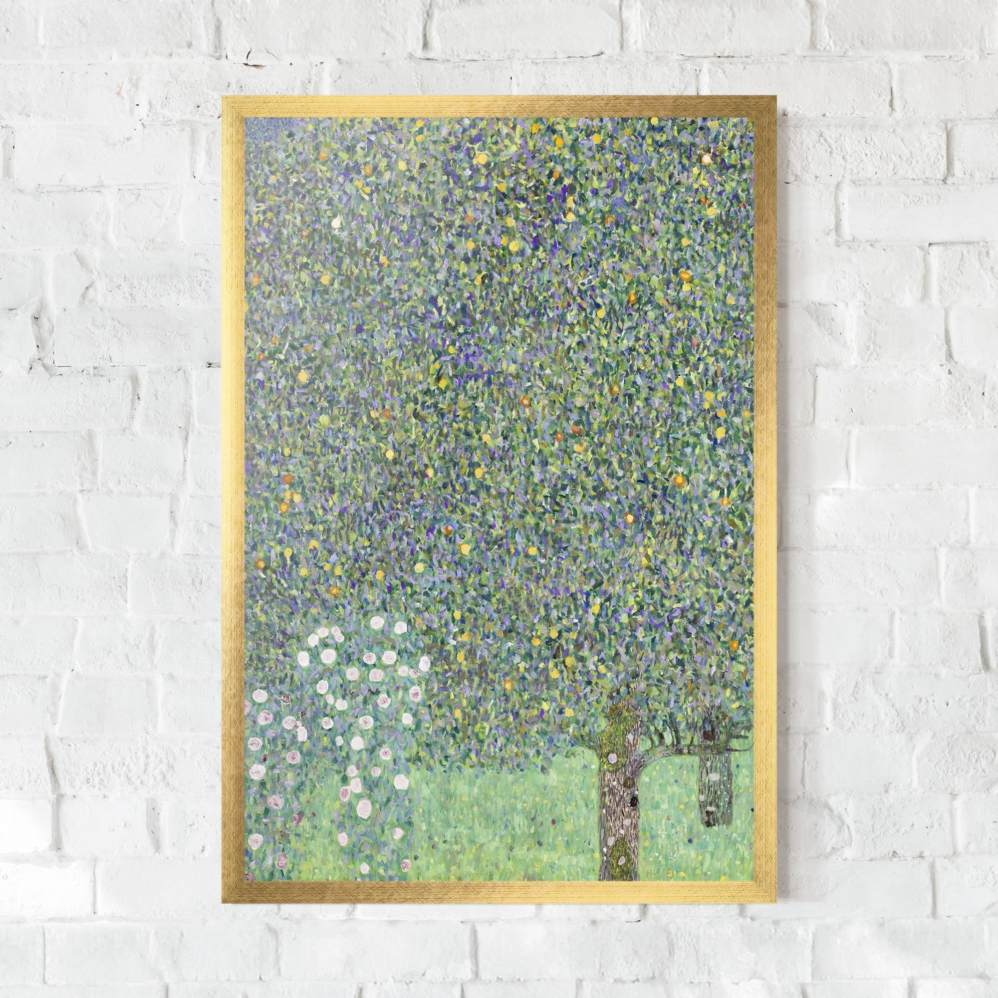 Рамкиран постер Rosebushes mockup 0