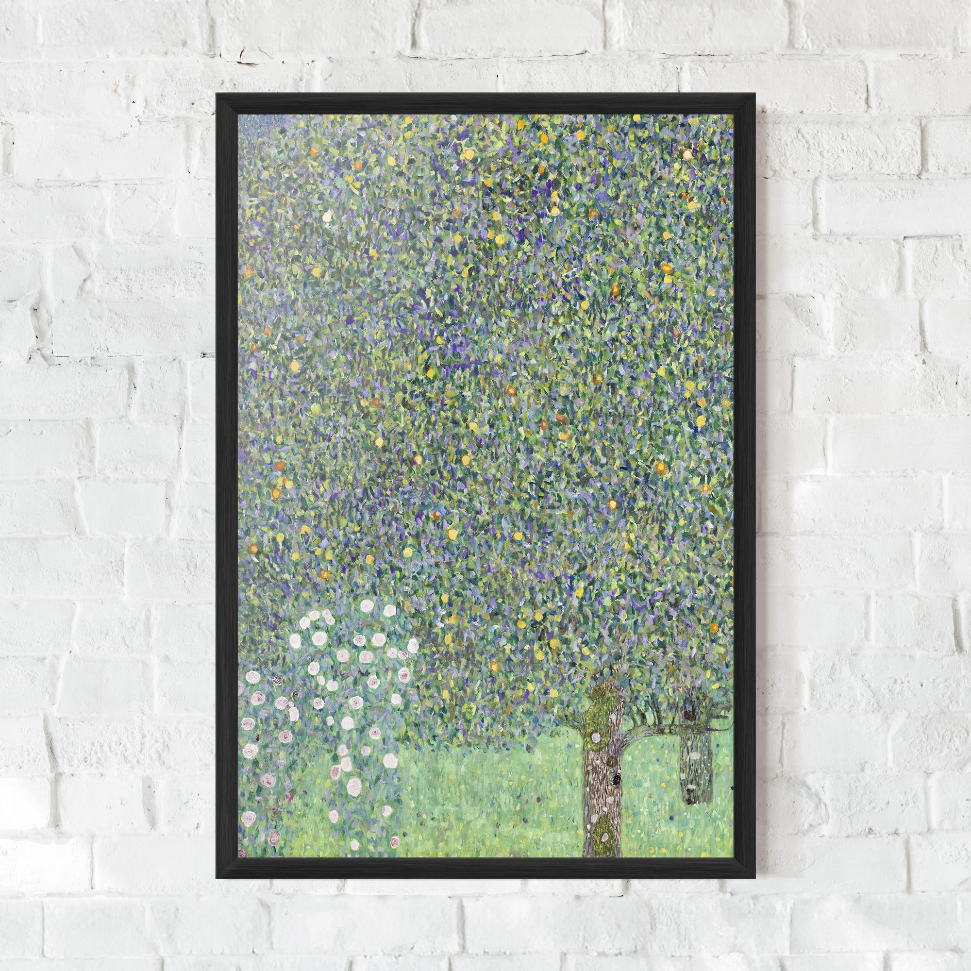 Рамкиран постер Rosebushes mockup 0