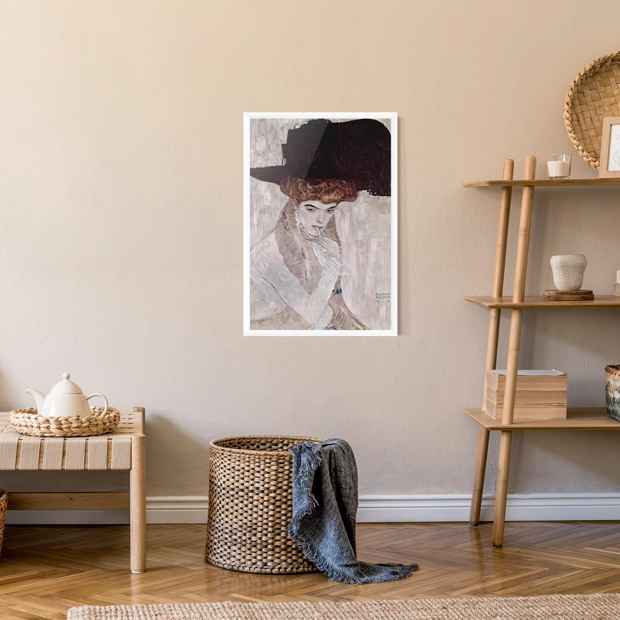 Рамкиран постер Klimt Woman mockup 9