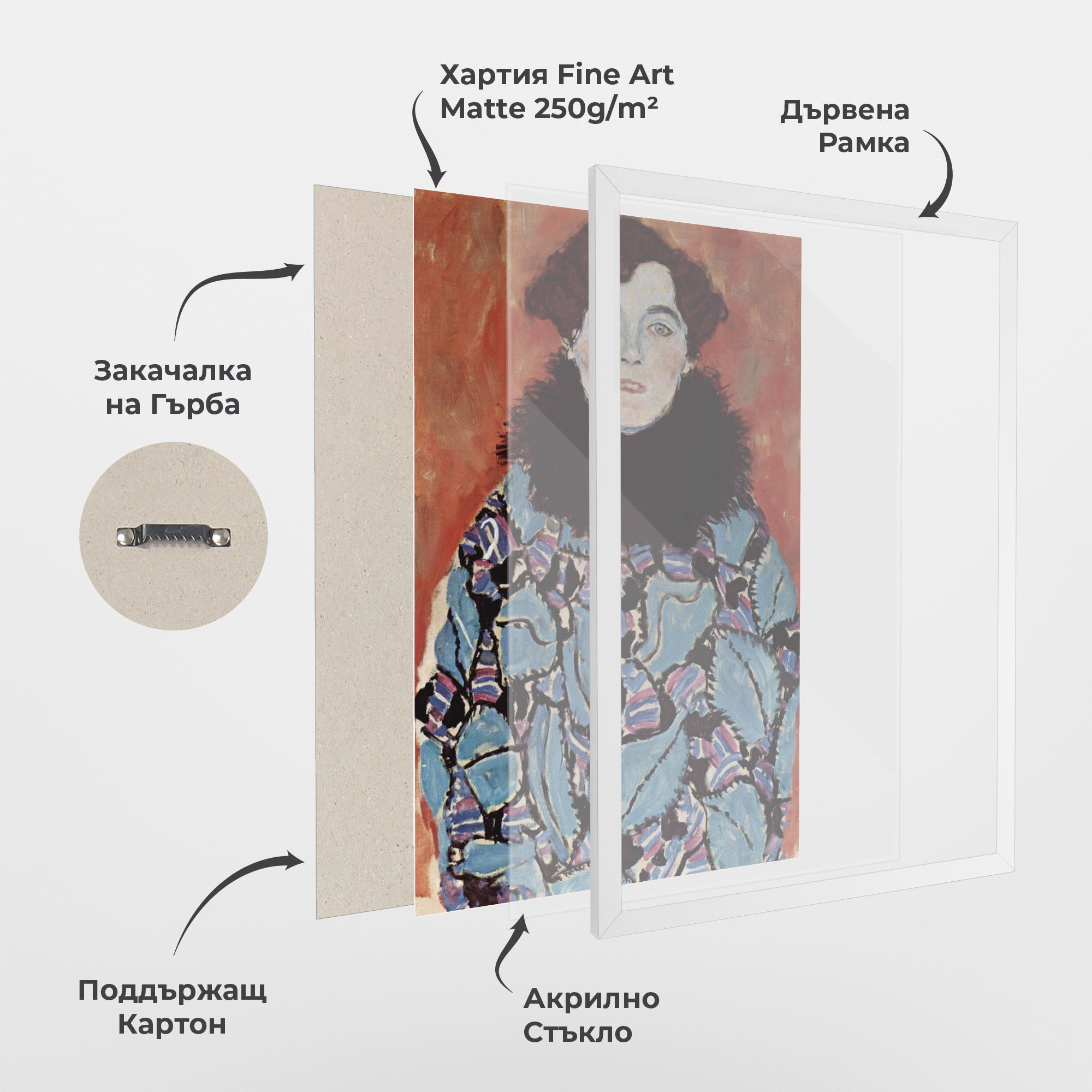 Gustav Klimt Art mockup 1
