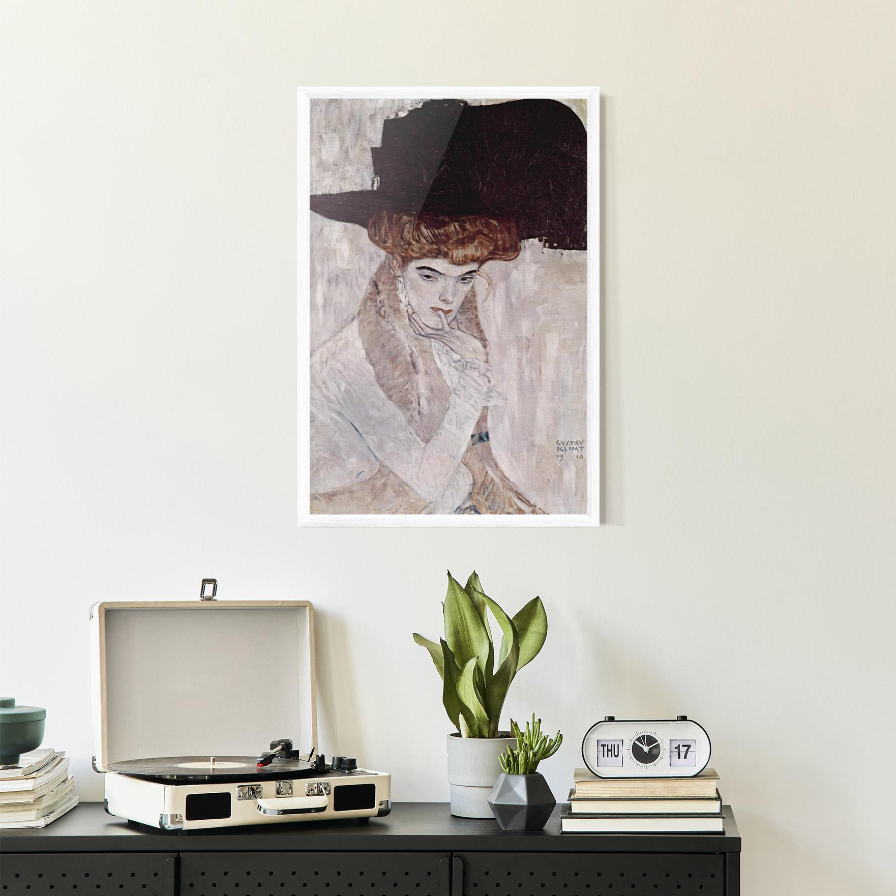 Рамкиран постер Klimt Woman mockup 2