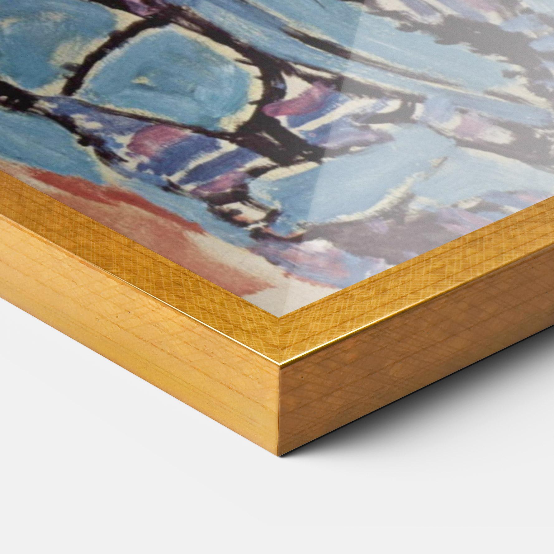 Рамкиран постер Gustav Klimt Art mockup 3