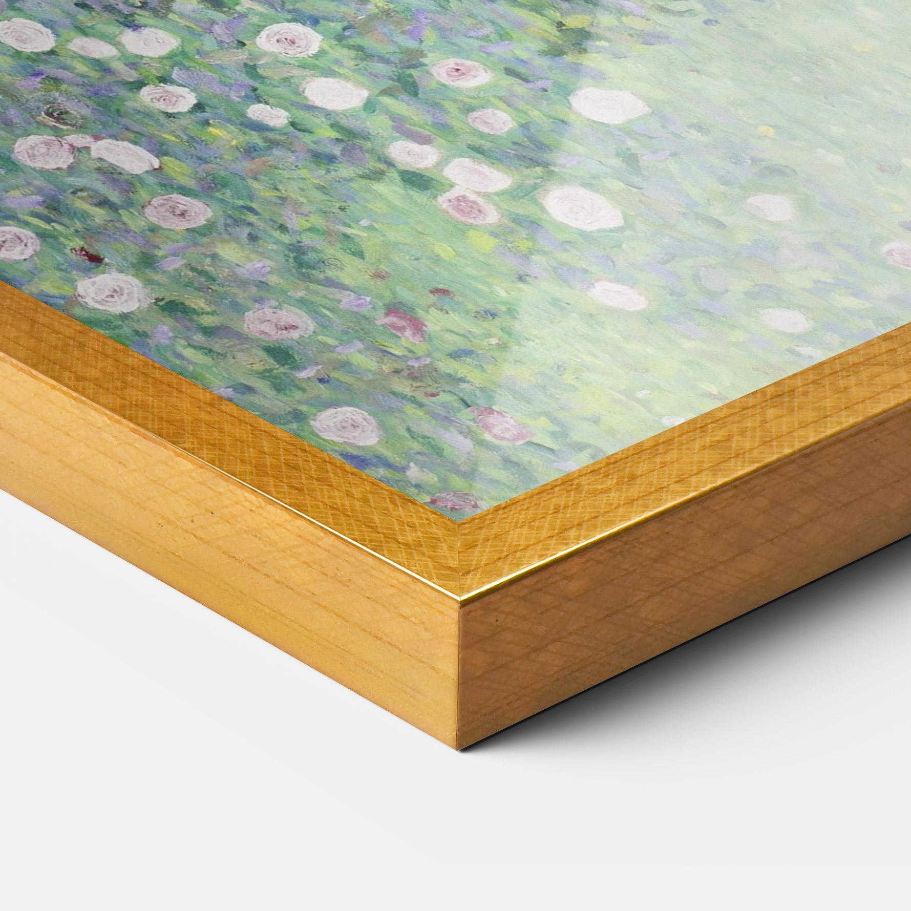 Рамкиран постер Rosebushes mockup 3