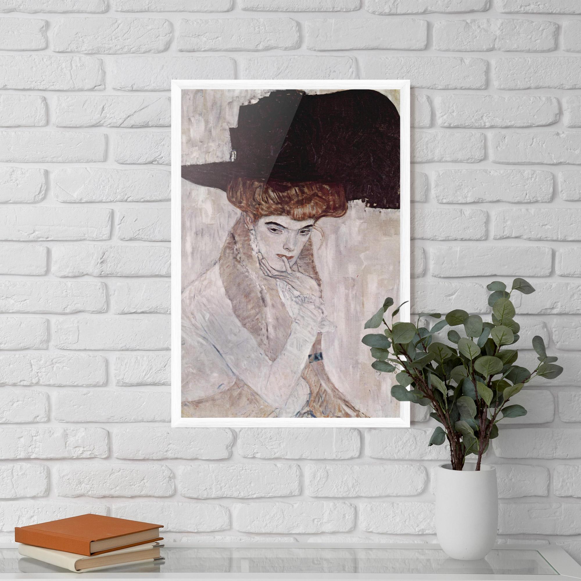 Рамкиран постер Klimt Woman mockup 5