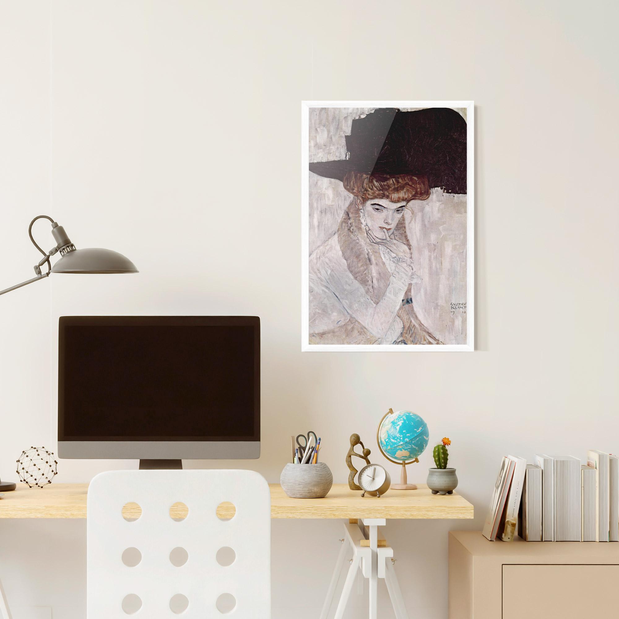 Рамкиран постер Klimt Woman mockup 6