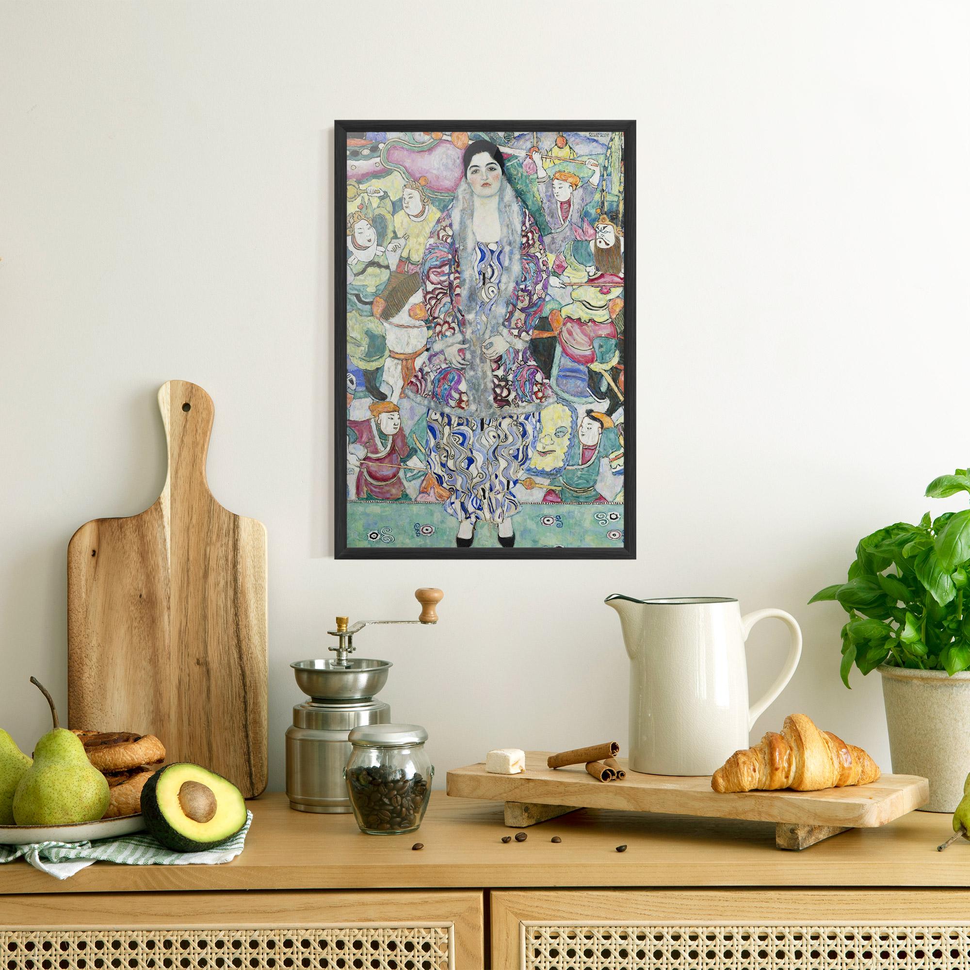 Рамкиран постер Portrait Of Friedericke mockup 8