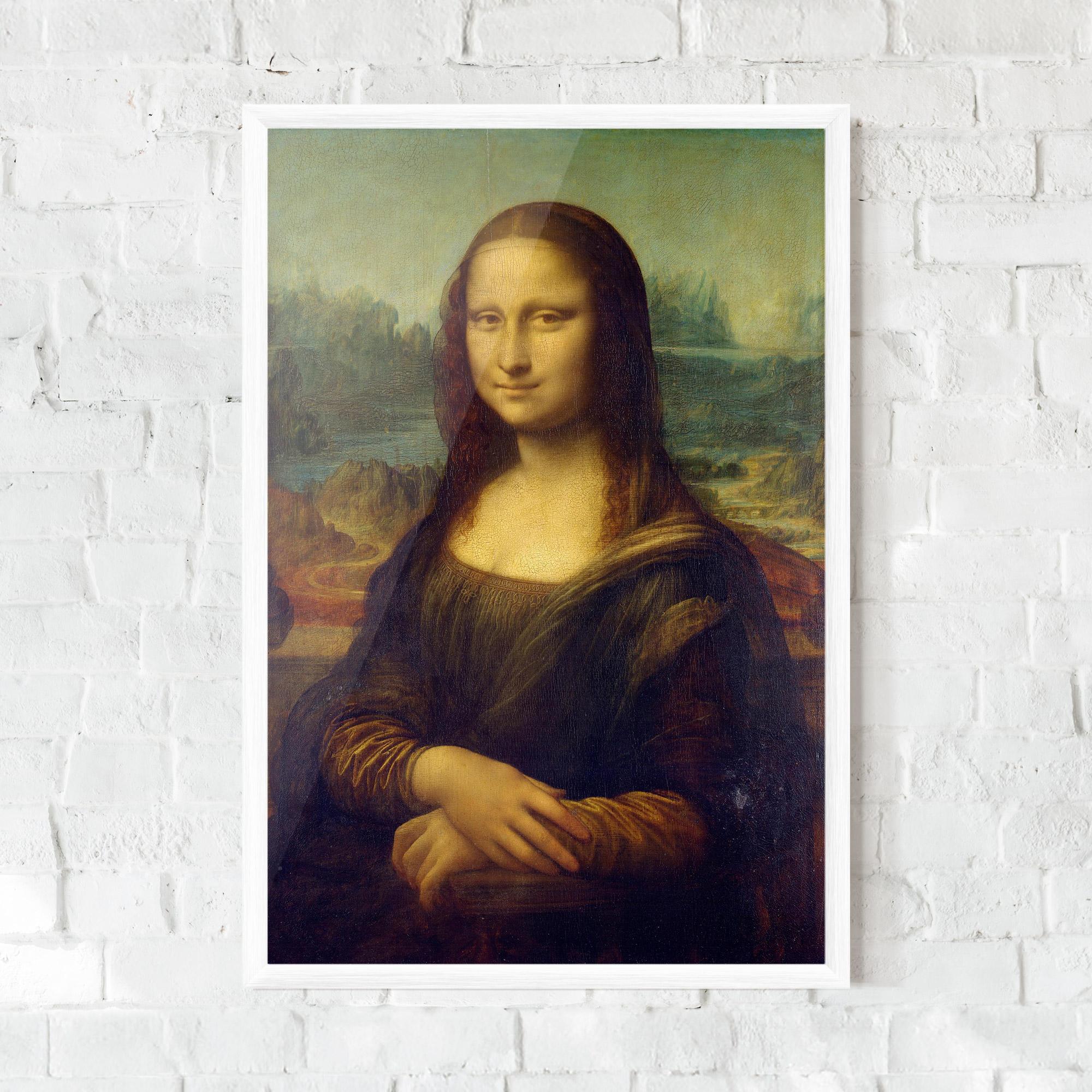 Рамкиран постер Gioconda By Leonardo Da Vinci mockup 0