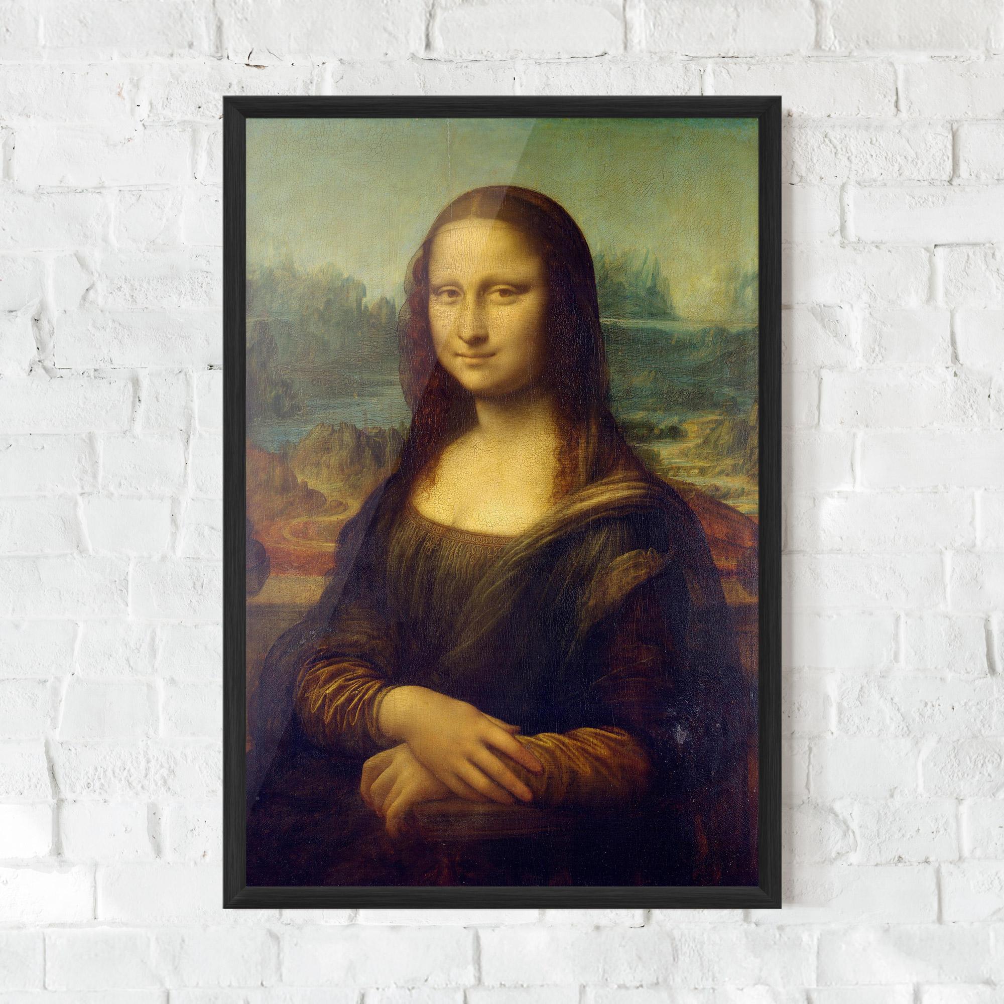 Рамкиран постер Gioconda By Leonardo Da Vinci mockup 0
