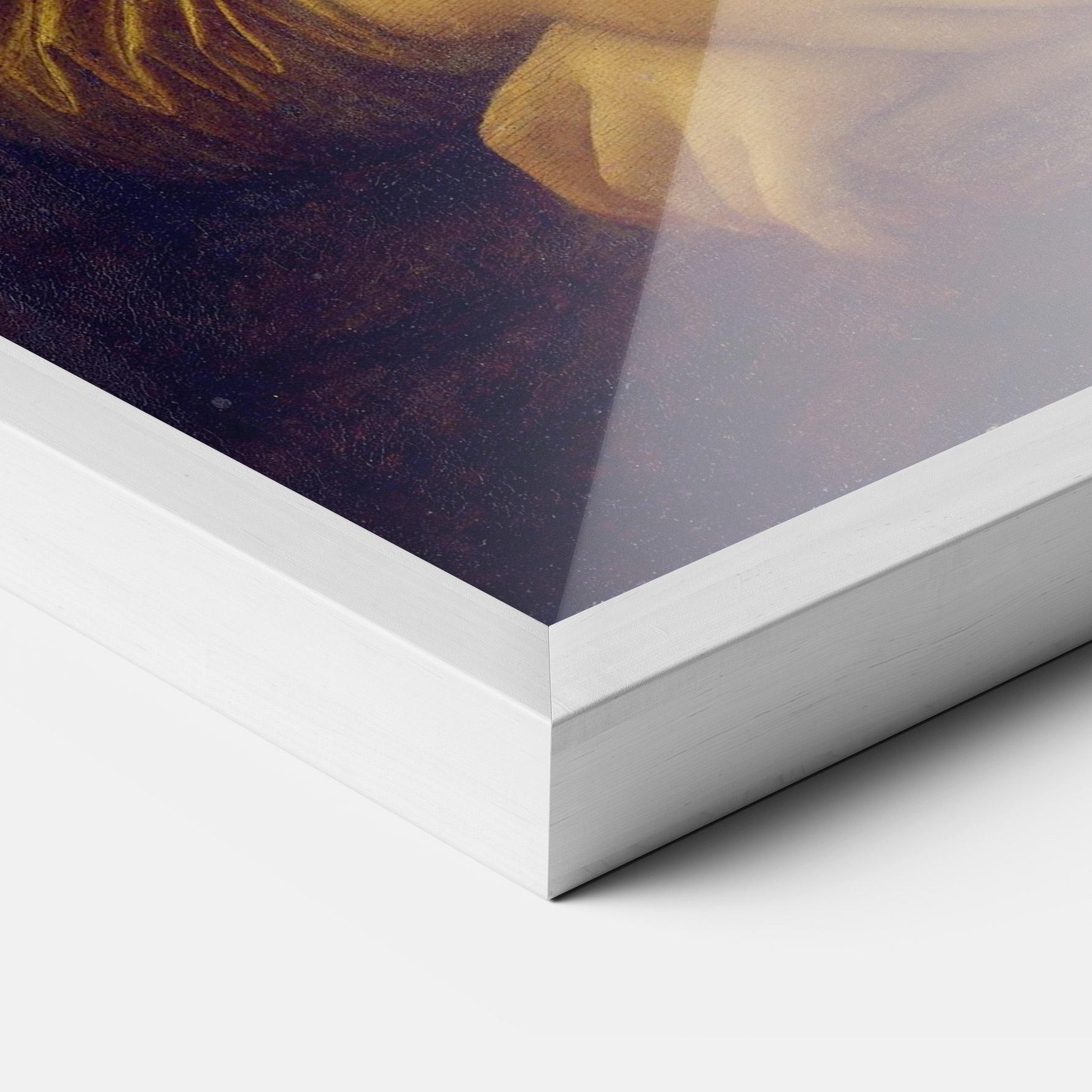 Рамкиран постер Gioconda By Leonardo Da Vinci mockup 3