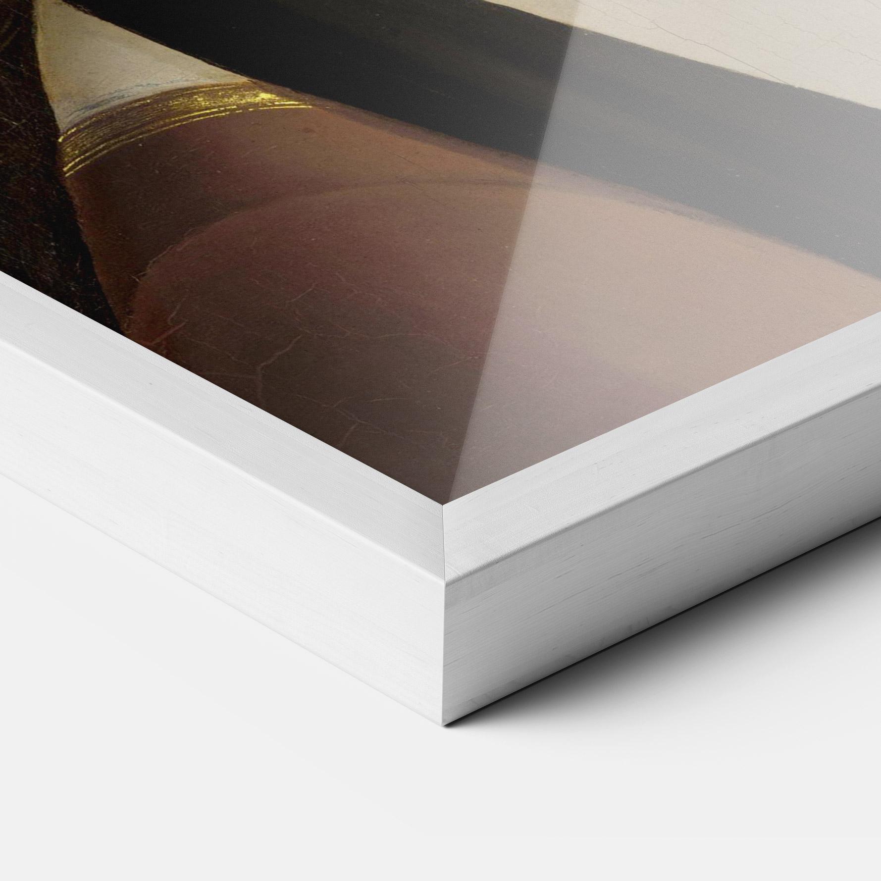 Рамкиран постер Leonardo Da Vinci Ginevra De Benci mockup 3