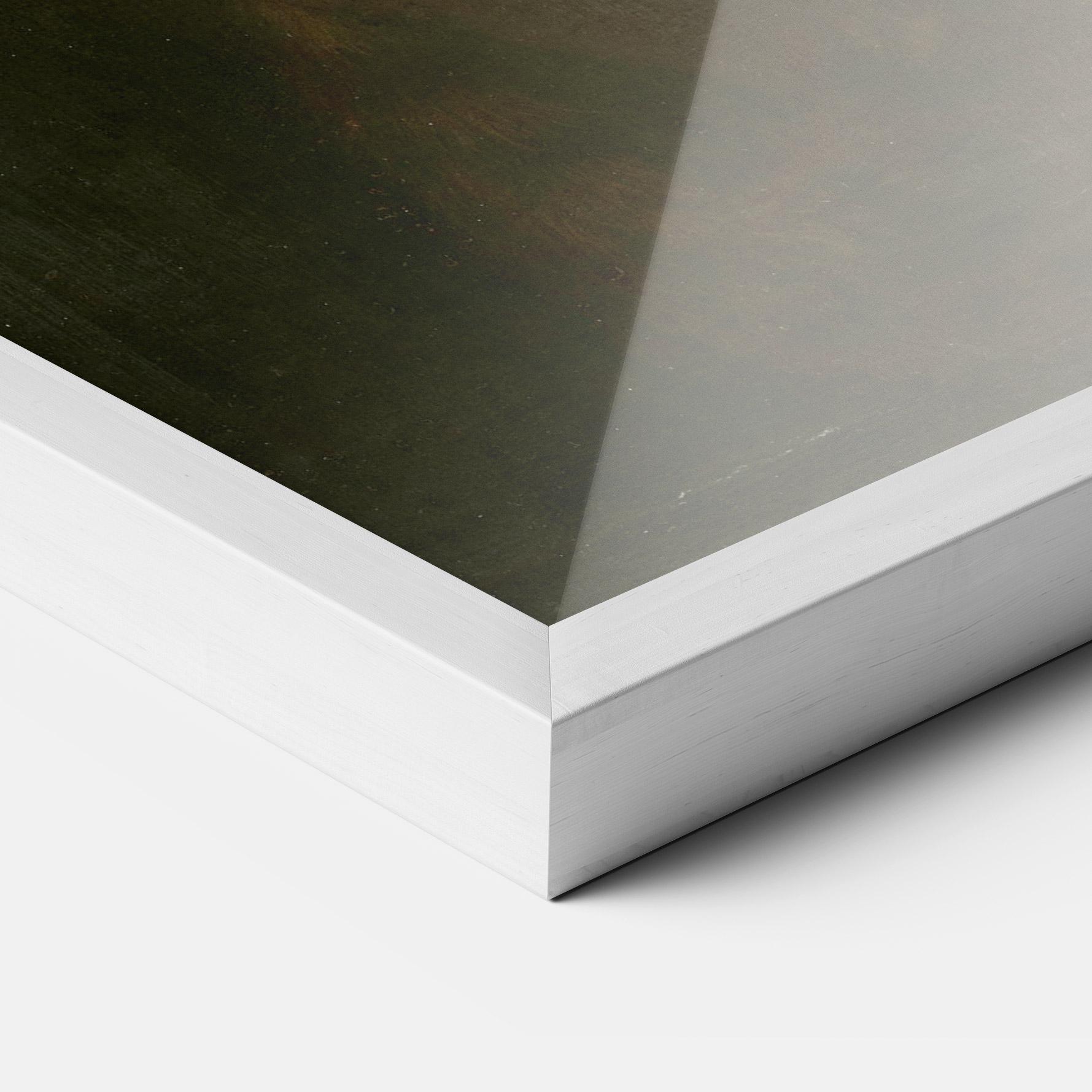 Рамкиран постер Seonardo Da Vinci Saint John The Baptist mockup 3