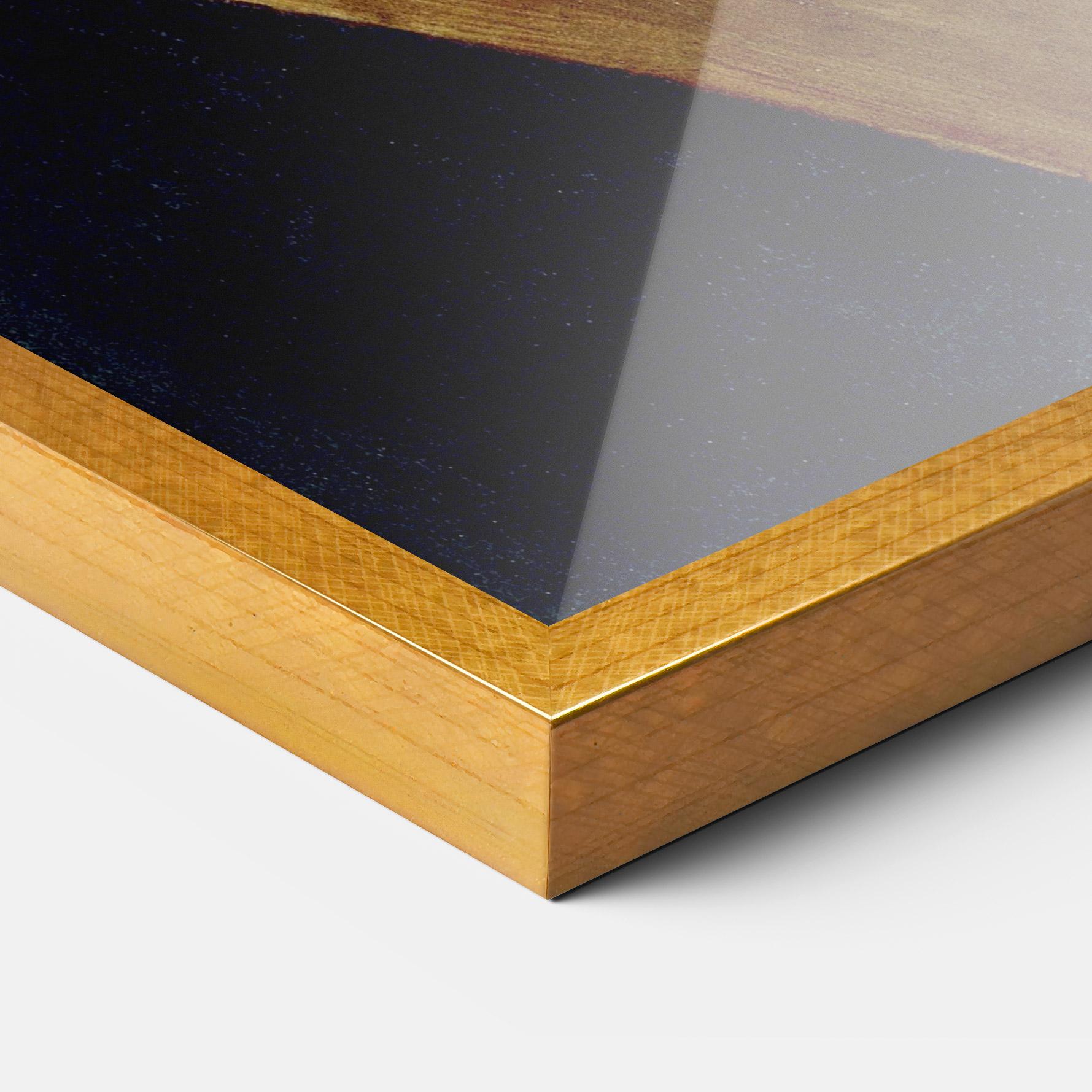 Рамкиран постер Leonardo Da Vinci's The Portrait Of A Musician mockup 3