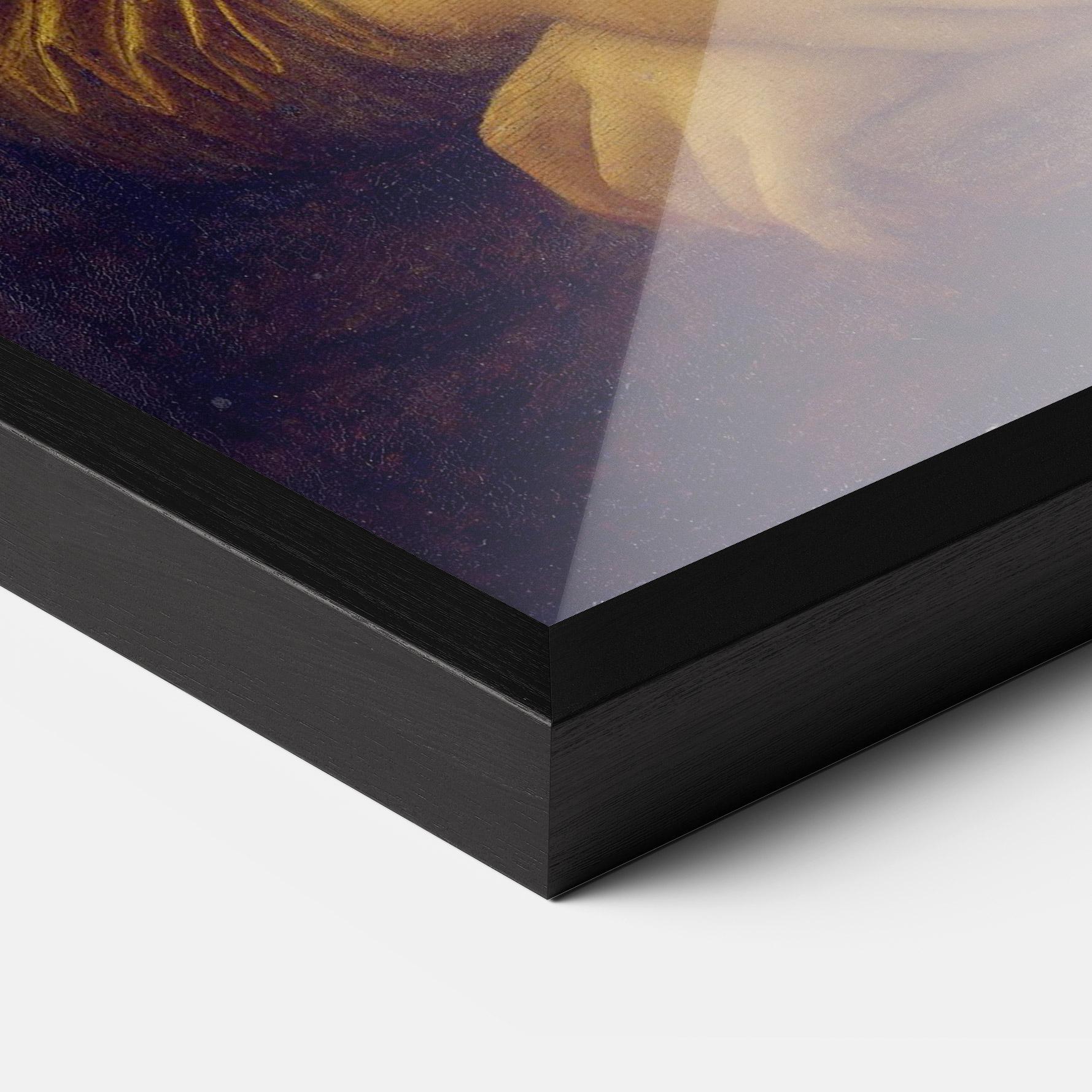 Рамкиран постер Gioconda By Leonardo Da Vinci mockup 3