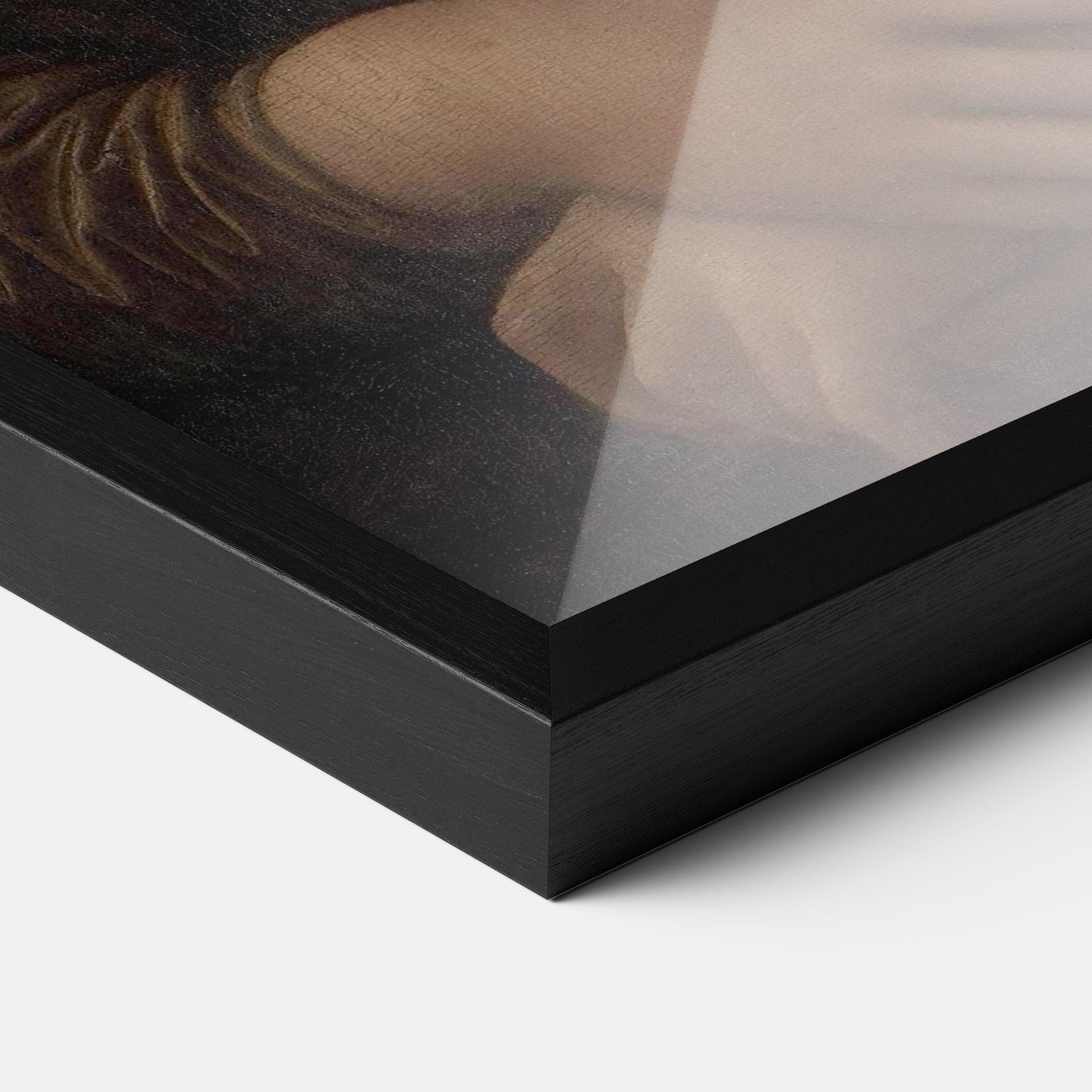 Рамкиран постер Mona Lisa By Leonardo Da Vinci mockup 3