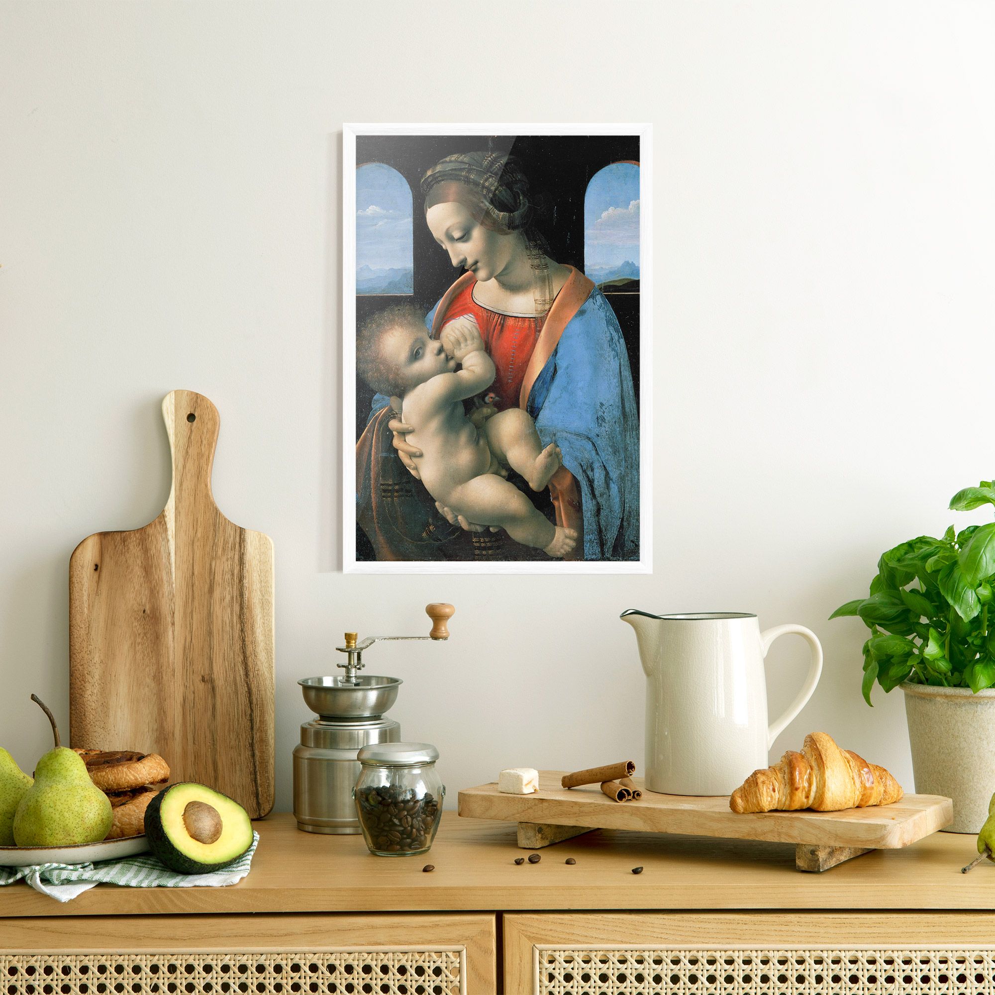 Leonardo Da Vinci Attributed Madonna Litta mockup 8