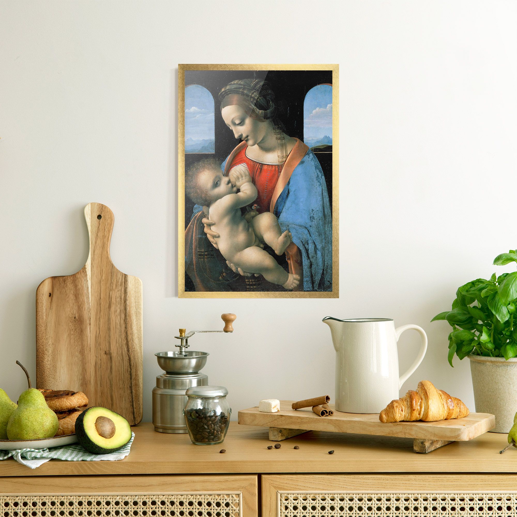 Leonardo Da Vinci Attributed Madonna Litta mockup 8