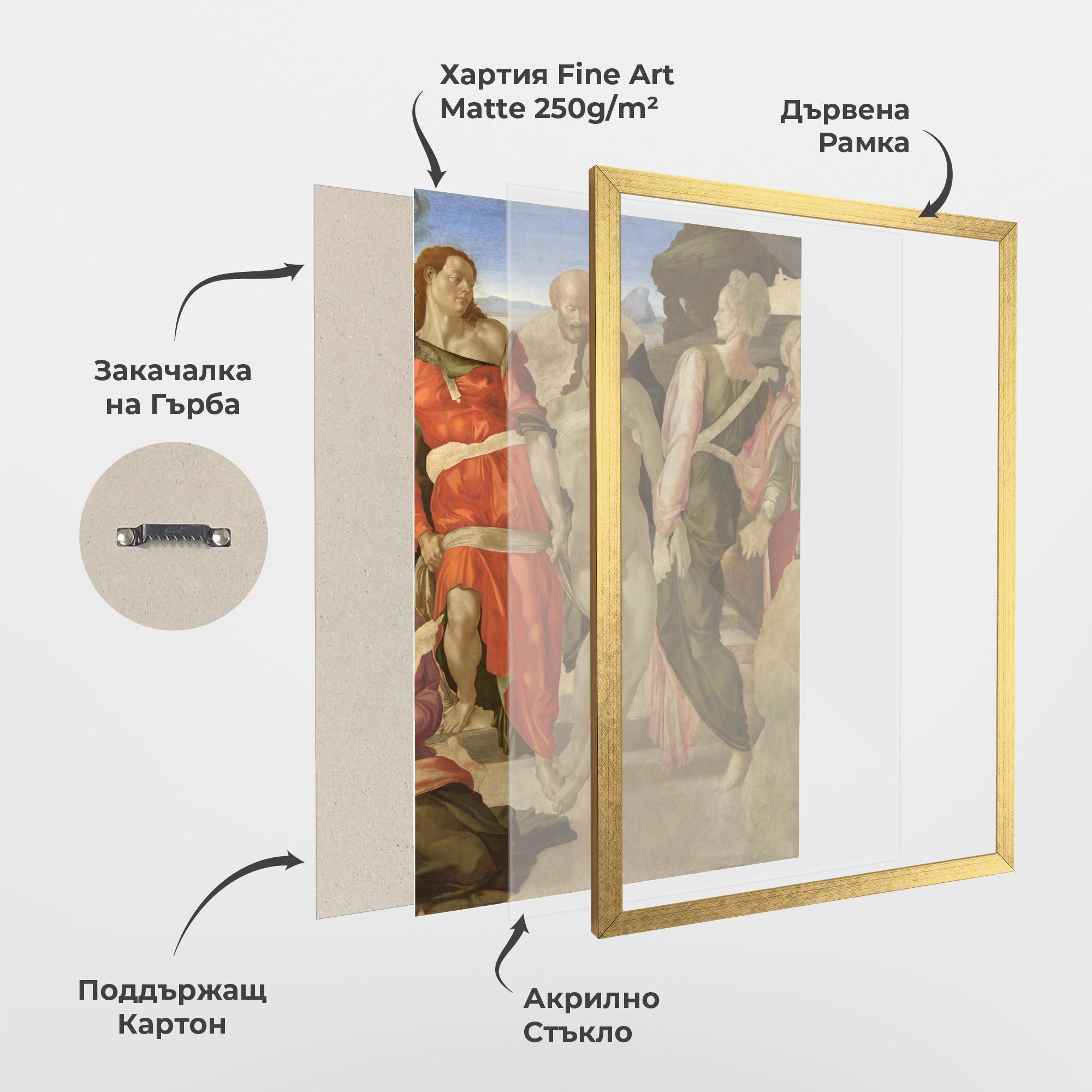 Рамкиран постер Entombment mockup 1