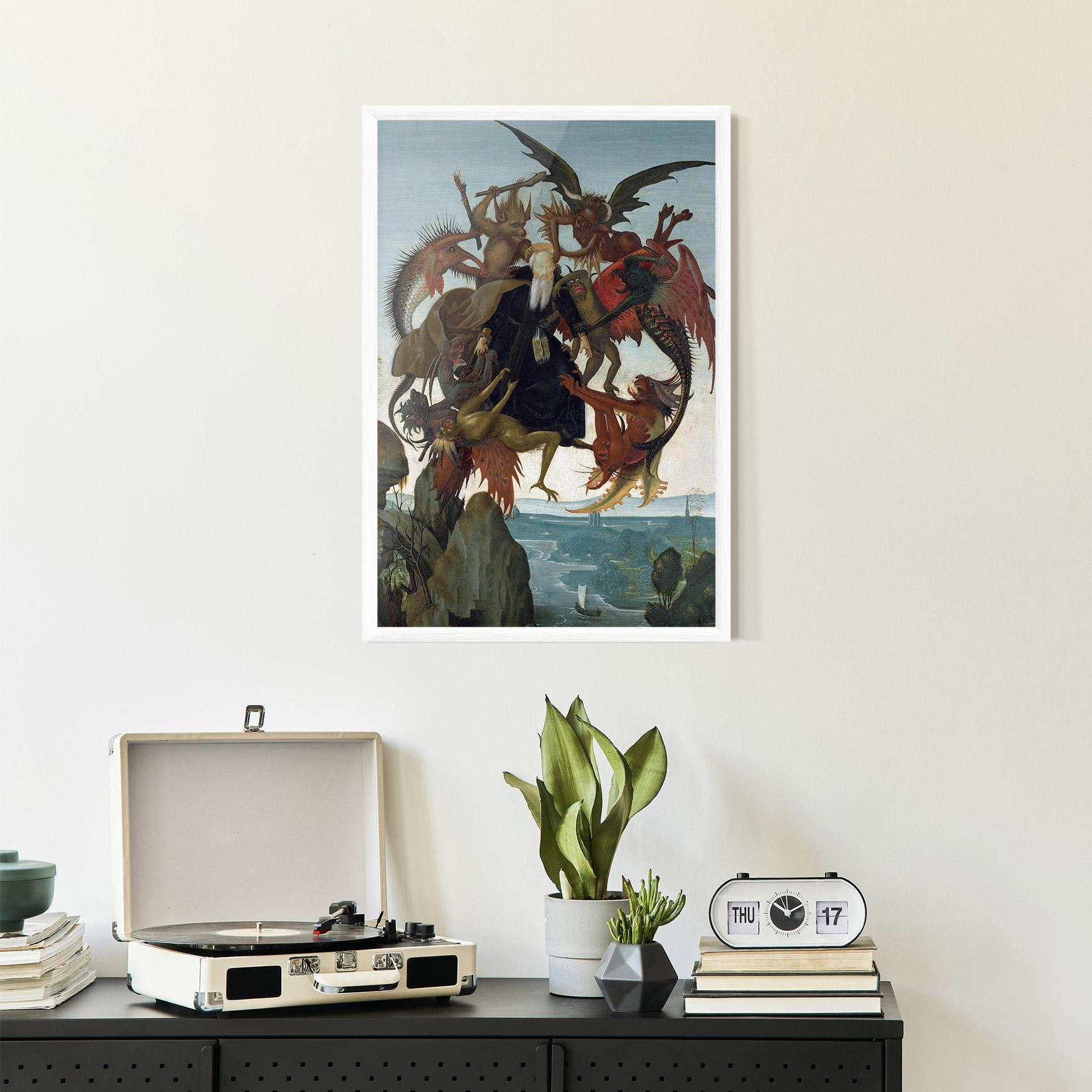 Рамкиран постер Torment Of Saint mockup 2