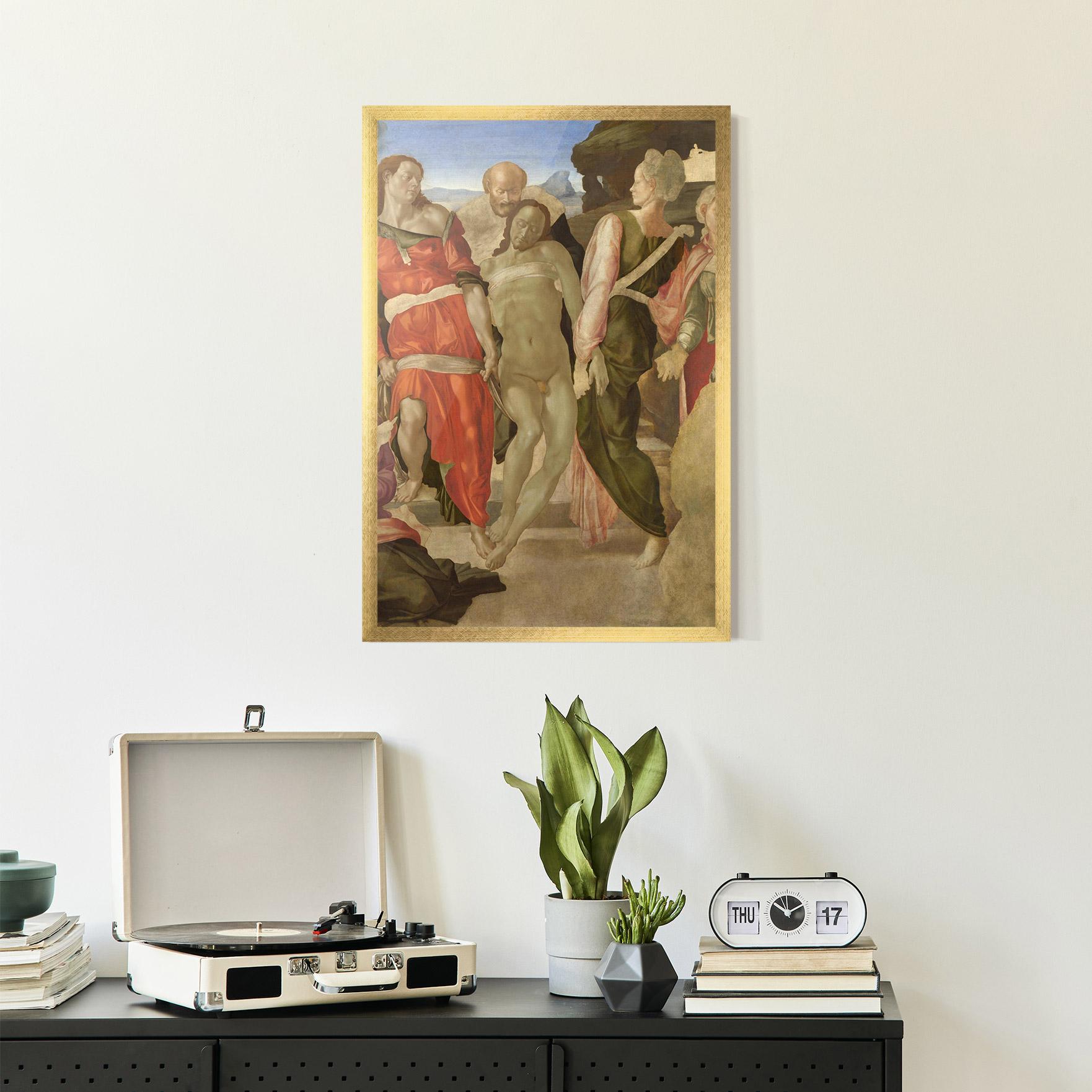 Рамкиран постер Entombment mockup 2