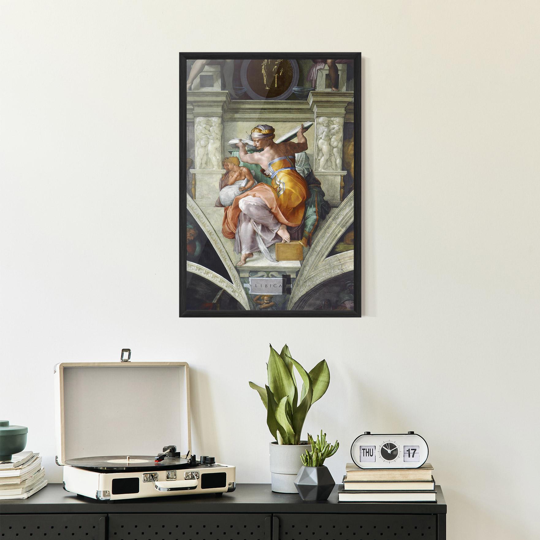 Рамкиран постер Libyan Sibyles mockup 2