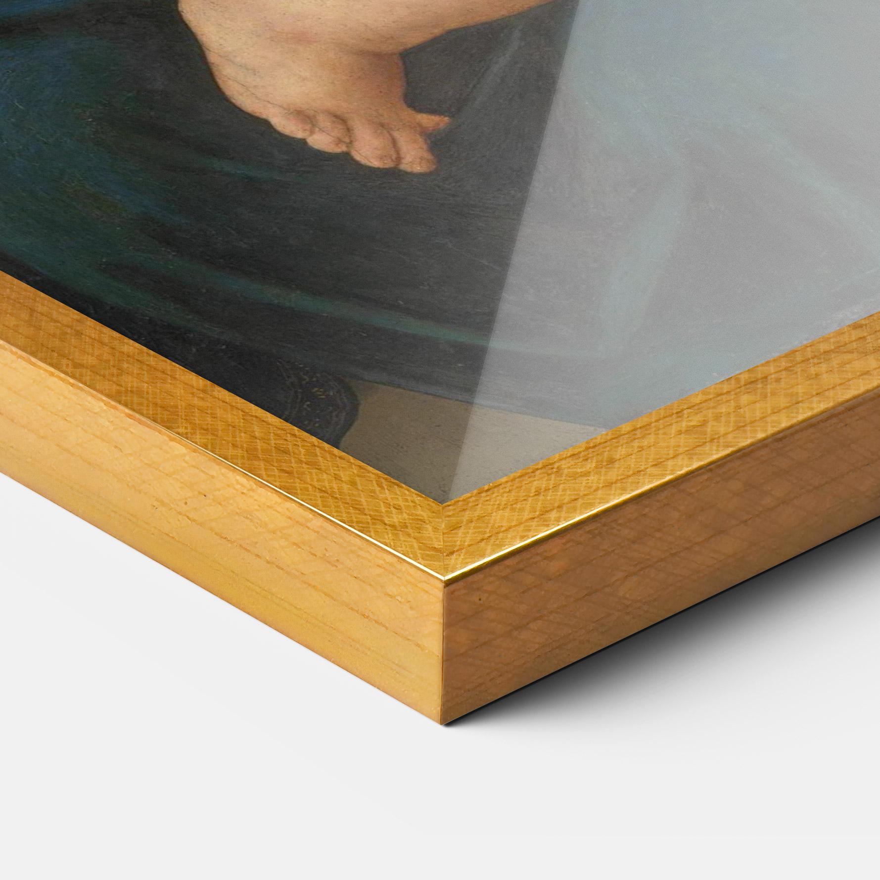 Рамкиран постер Madonna And Child mockup 3