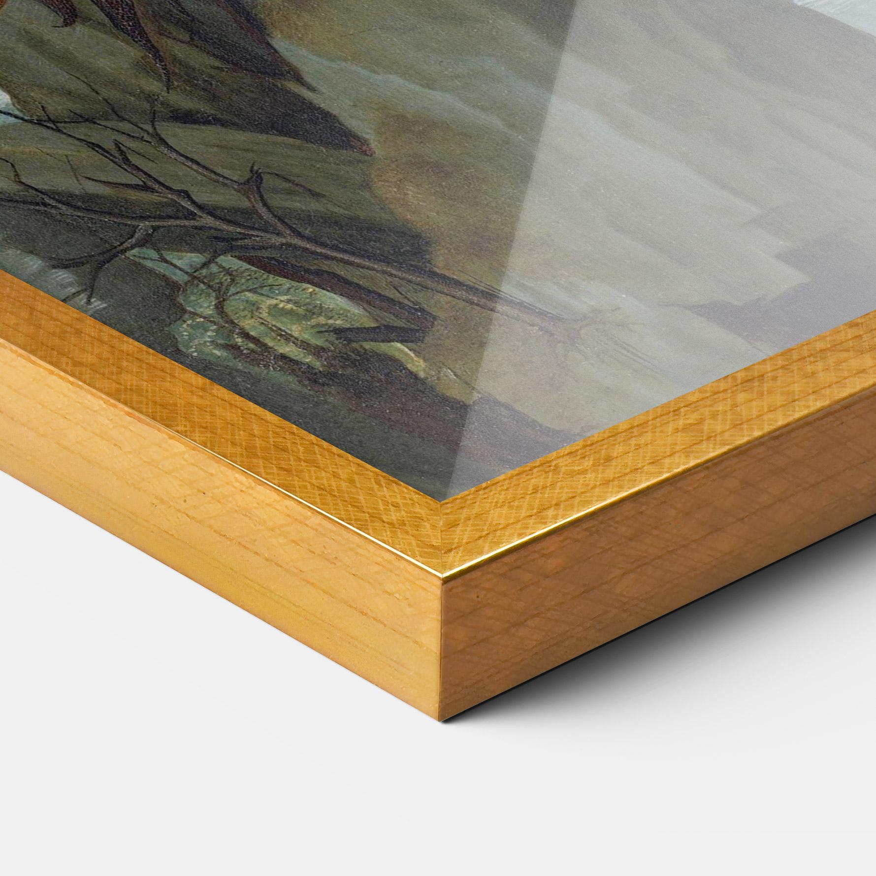 Рамкиран постер Torment Of Saint mockup 3