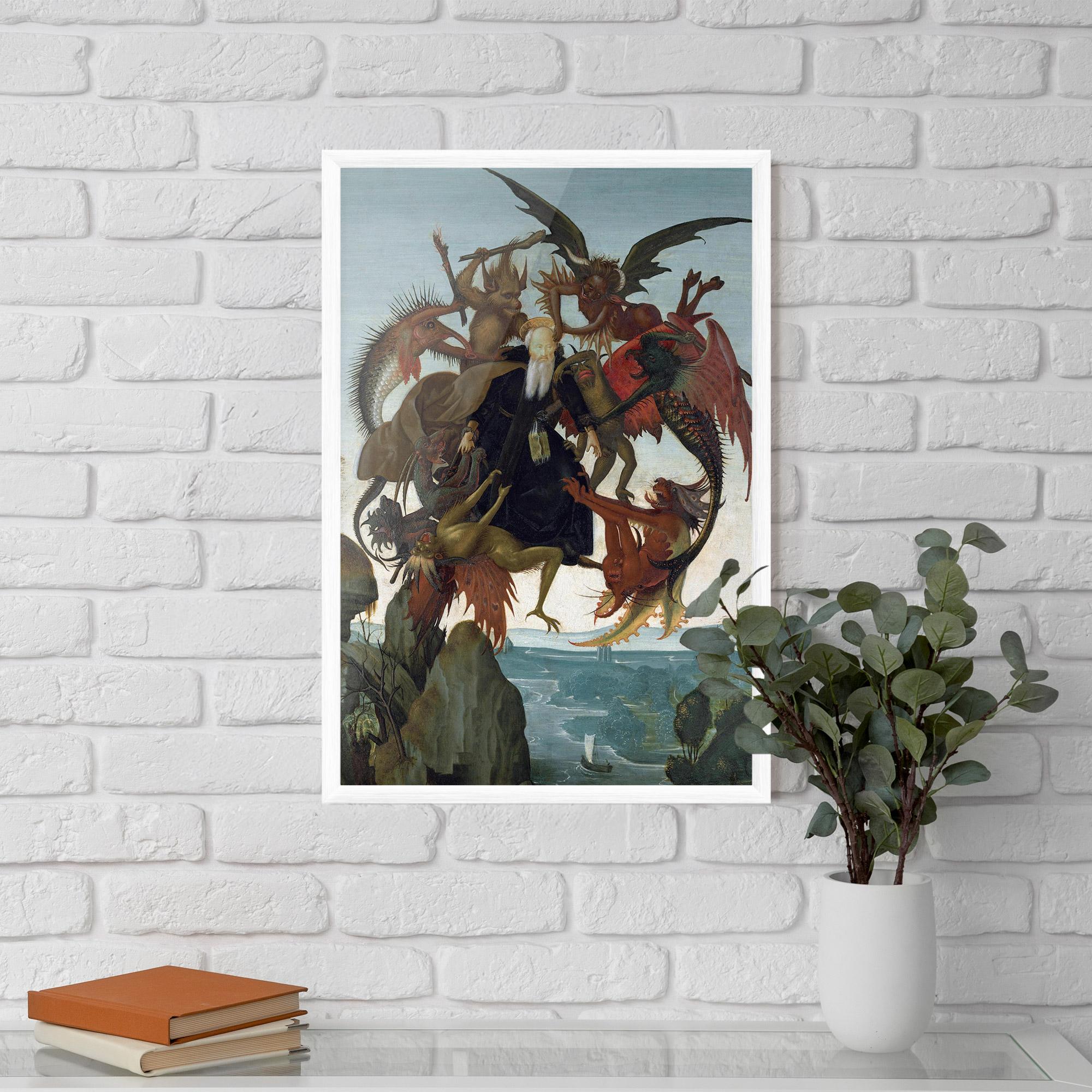 Рамкиран постер Torment Of Saint mockup 5