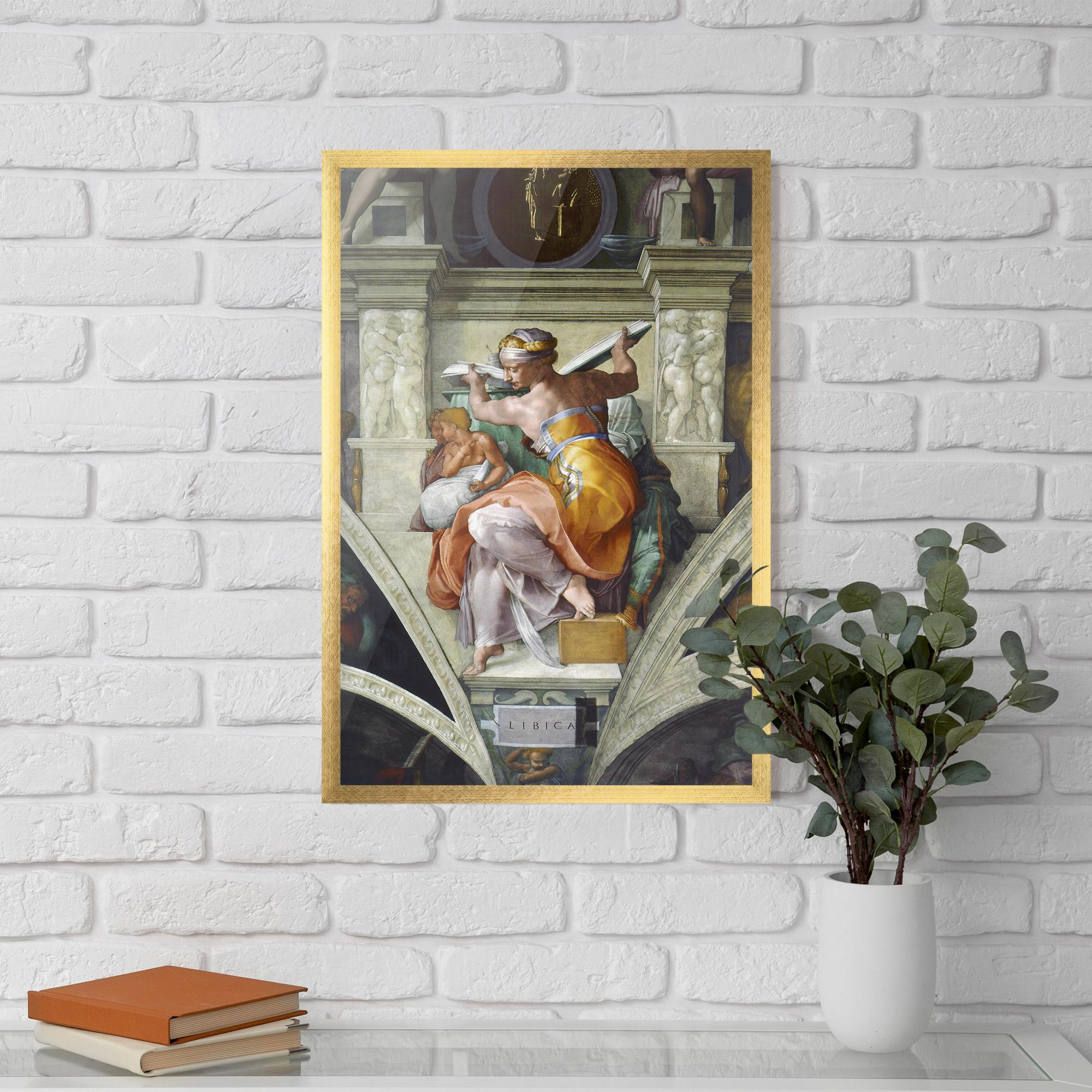 Рамкиран постер Libyan Sibyles mockup 5