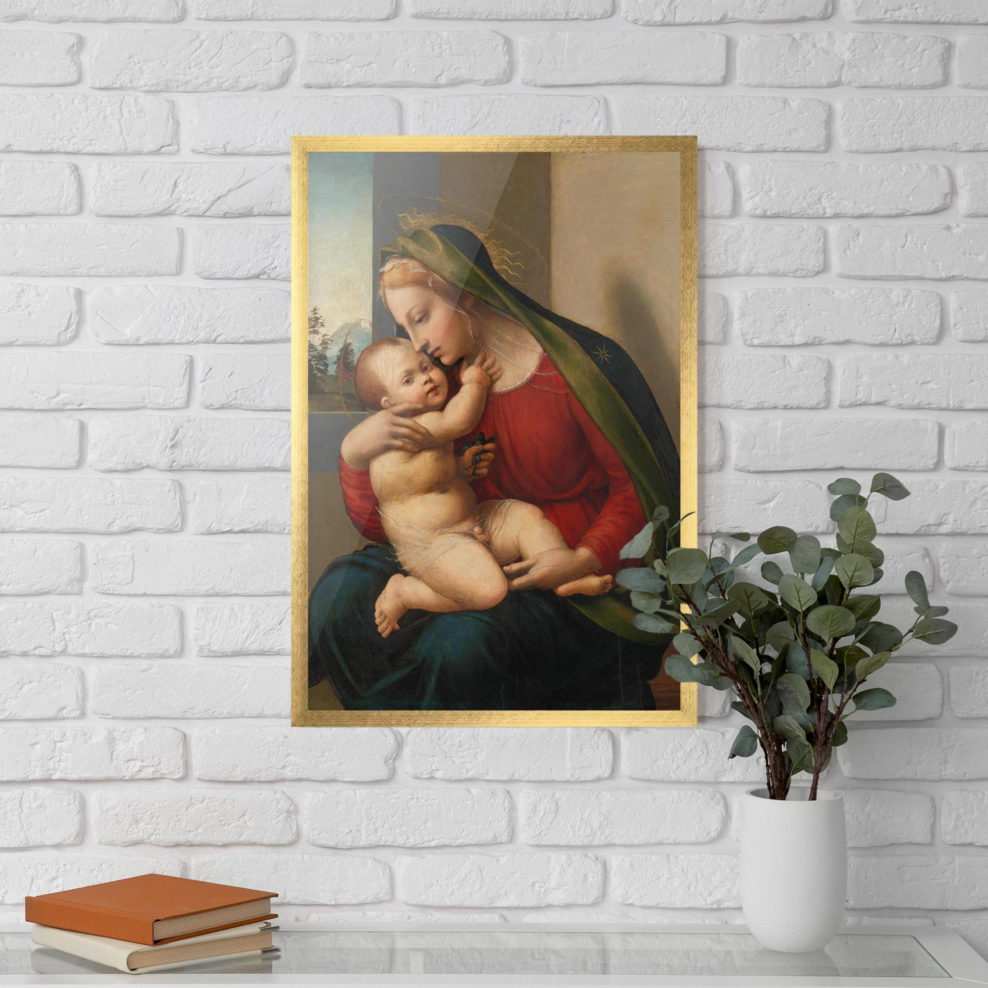 Рамкиран постер Madonna And Child mockup 5