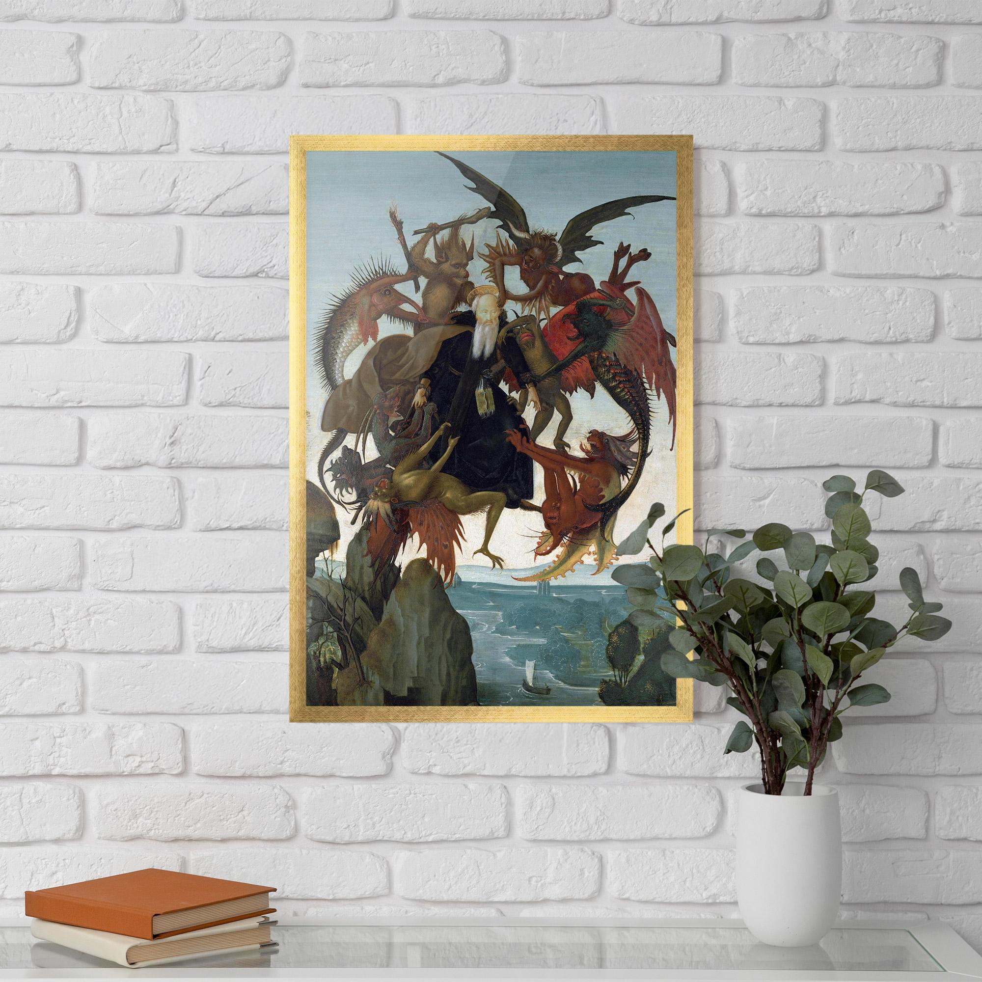 Рамкиран постер Torment Of Saint mockup 5